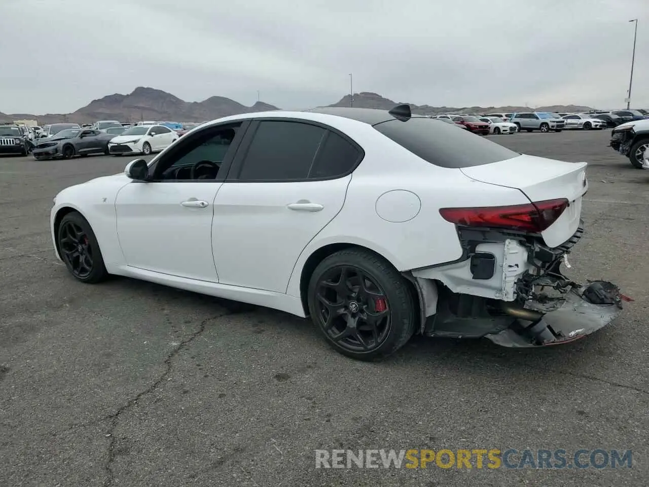 2 Photograph of a damaged car ZARFAMBN1N7663010 ALFA ROMEO GIULIA SUP 2022
