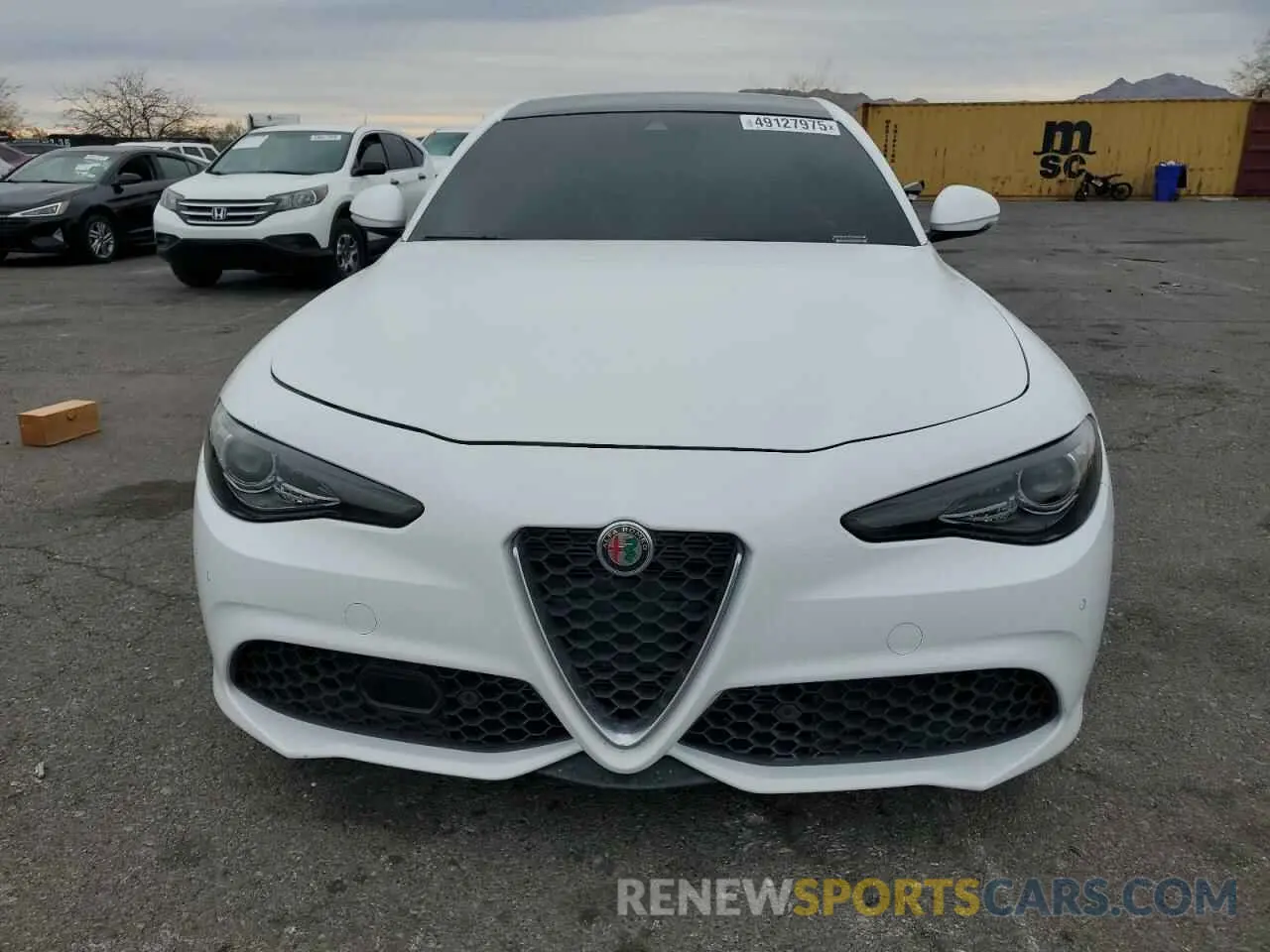 5 Photograph of a damaged car ZARFAMBN1N7663010 ALFA ROMEO GIULIA SUP 2022