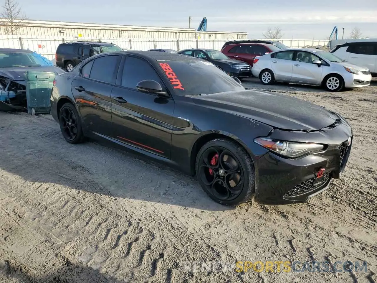 4 Photograph of a damaged car ZARFANBN6N7652784 ALFA ROMEO GIULIA SUP 2022