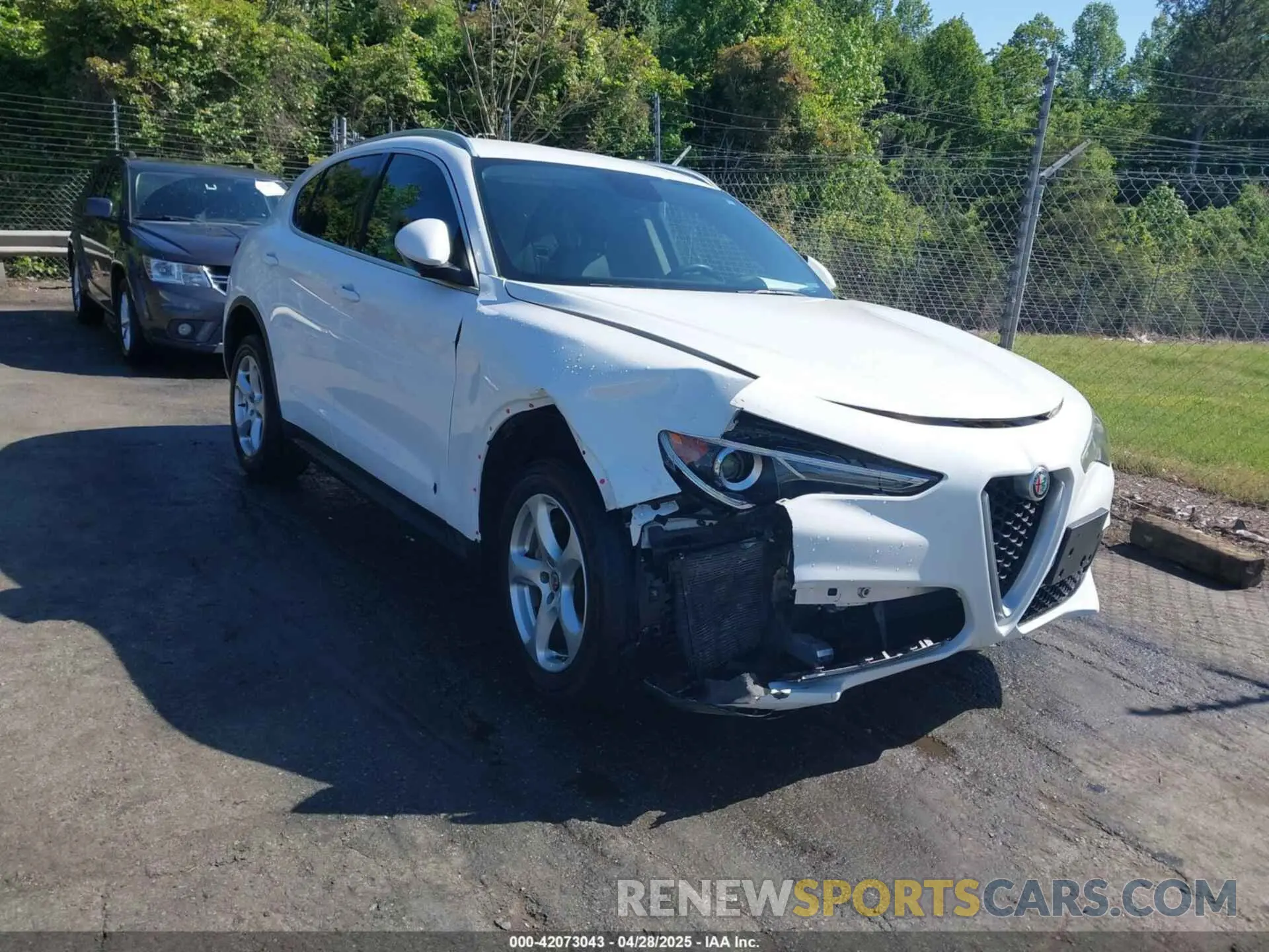 1 Photograph of a damaged car ZASPAJAN0K7C41814 ALFA ROMEO STELVIO 2019