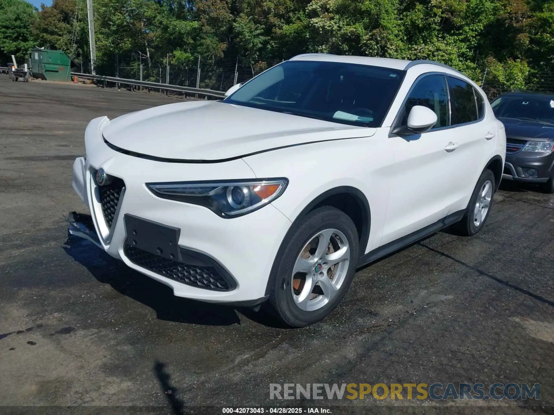 2 Photograph of a damaged car ZASPAJAN0K7C41814 ALFA ROMEO STELVIO 2019