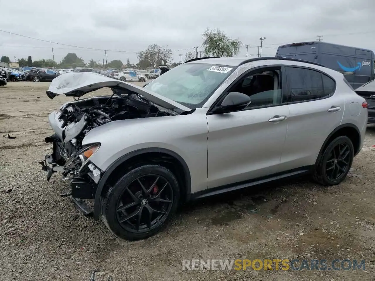 1 Photograph of a damaged car ZASPAJAN0K7C71850 ALFA ROMEO STELVIO 2019