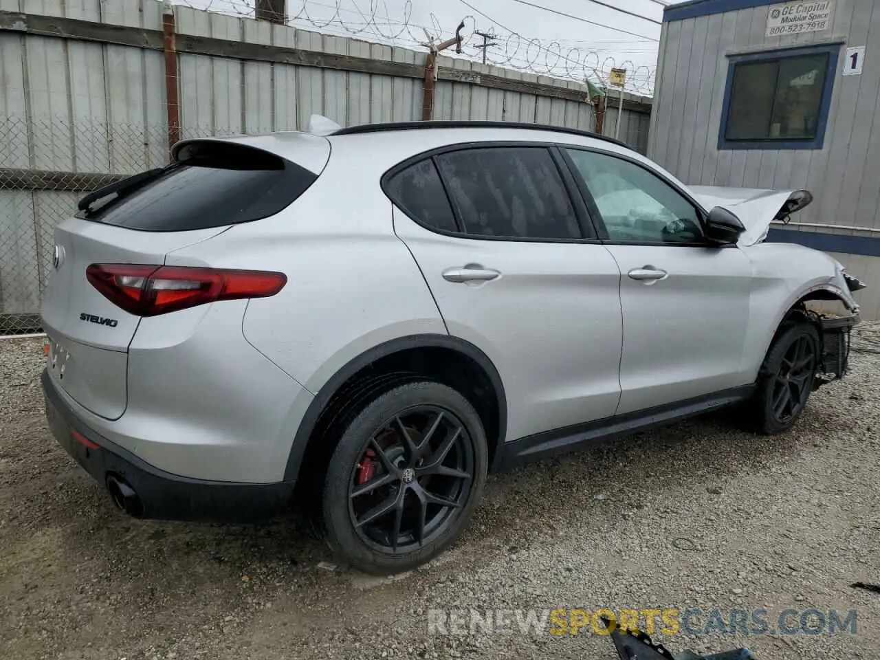 3 Photograph of a damaged car ZASPAJAN0K7C71850 ALFA ROMEO STELVIO 2019