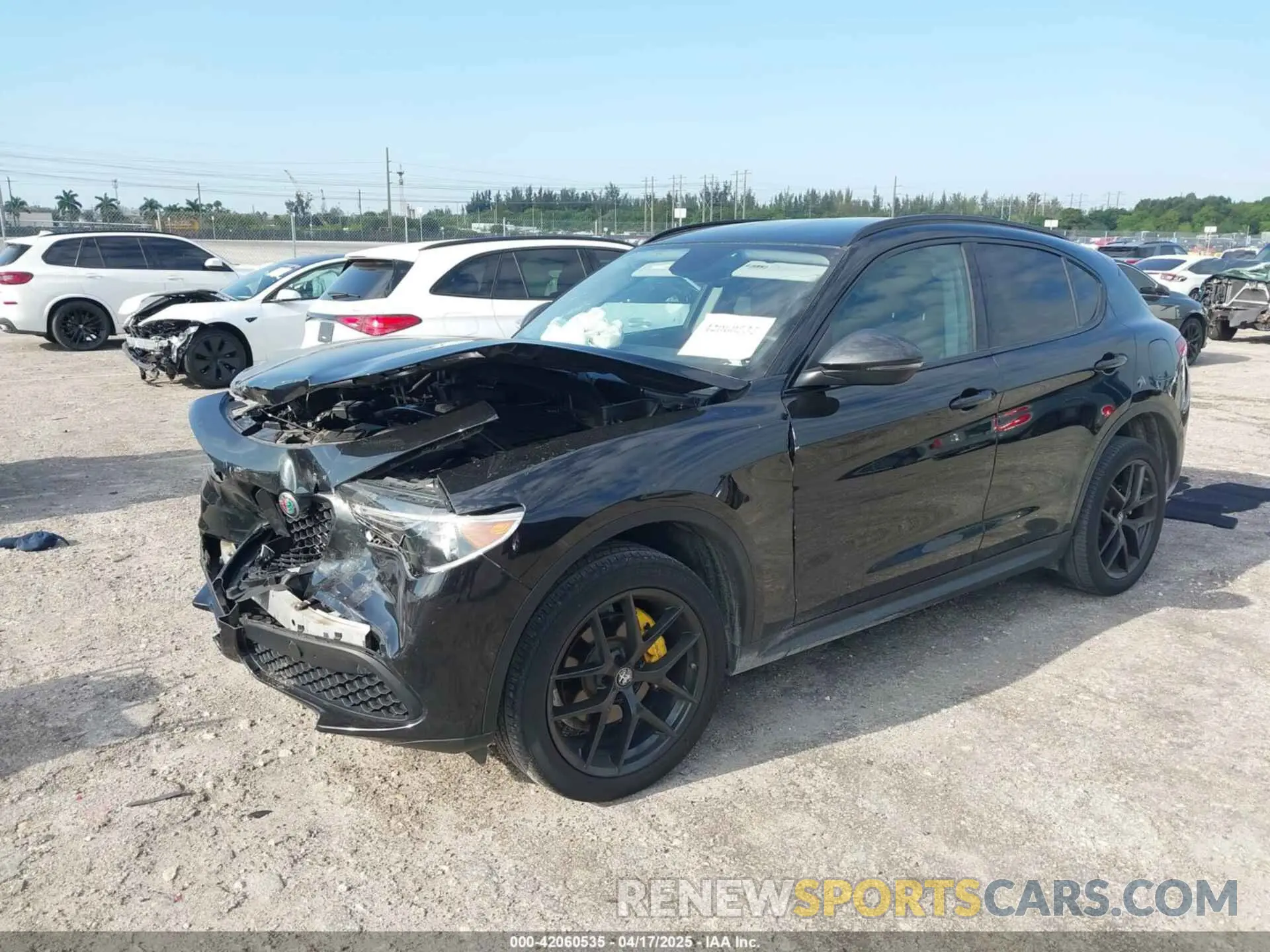 2 Photograph of a damaged car ZASPAJAN3K7C64097 ALFA ROMEO STELVIO 2019