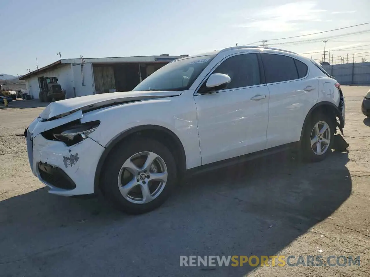 1 Photograph of a damaged car ZASPAJAN3K7C72152 ALFA ROMEO STELVIO 2019