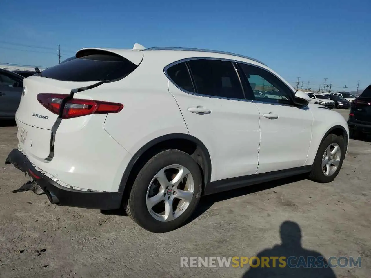 3 Photograph of a damaged car ZASPAJAN3K7C72152 ALFA ROMEO STELVIO 2019