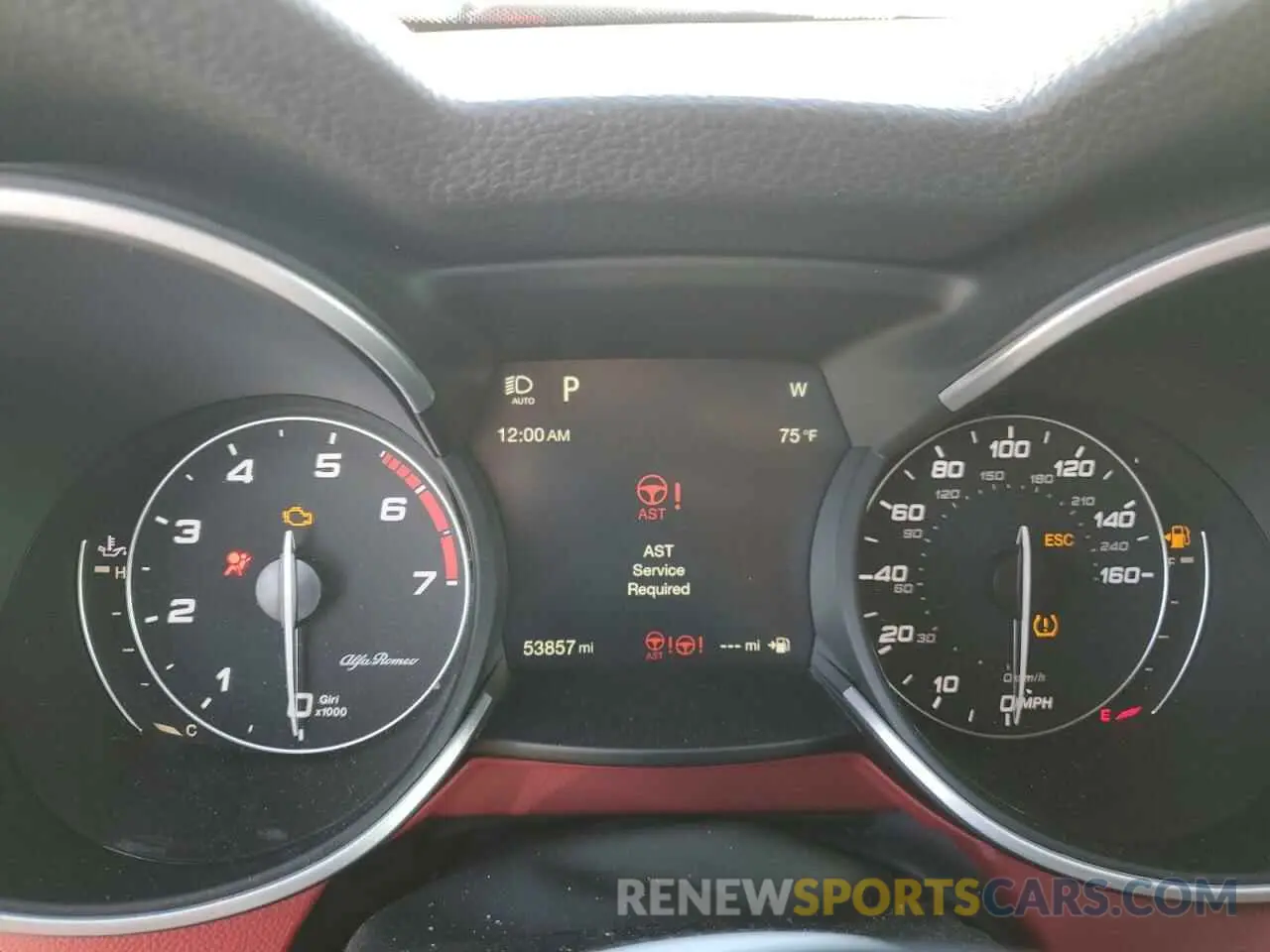 9 Photograph of a damaged car ZASPAJAN3K7C72152 ALFA ROMEO STELVIO 2019