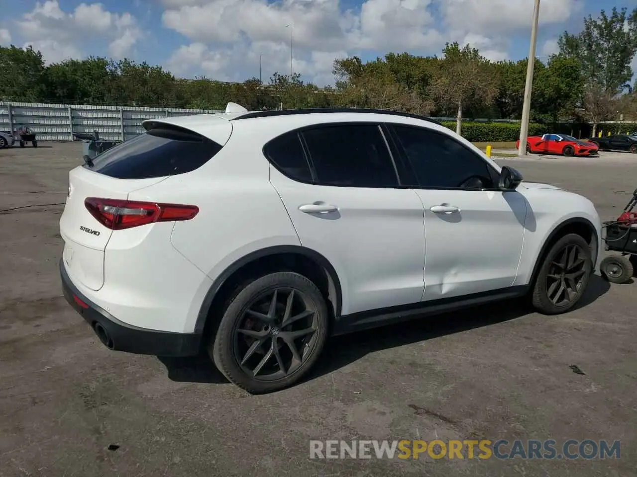 3 Photograph of a damaged car ZASPAJAN4K7C45347 ALFA ROMEO STELVIO 2019