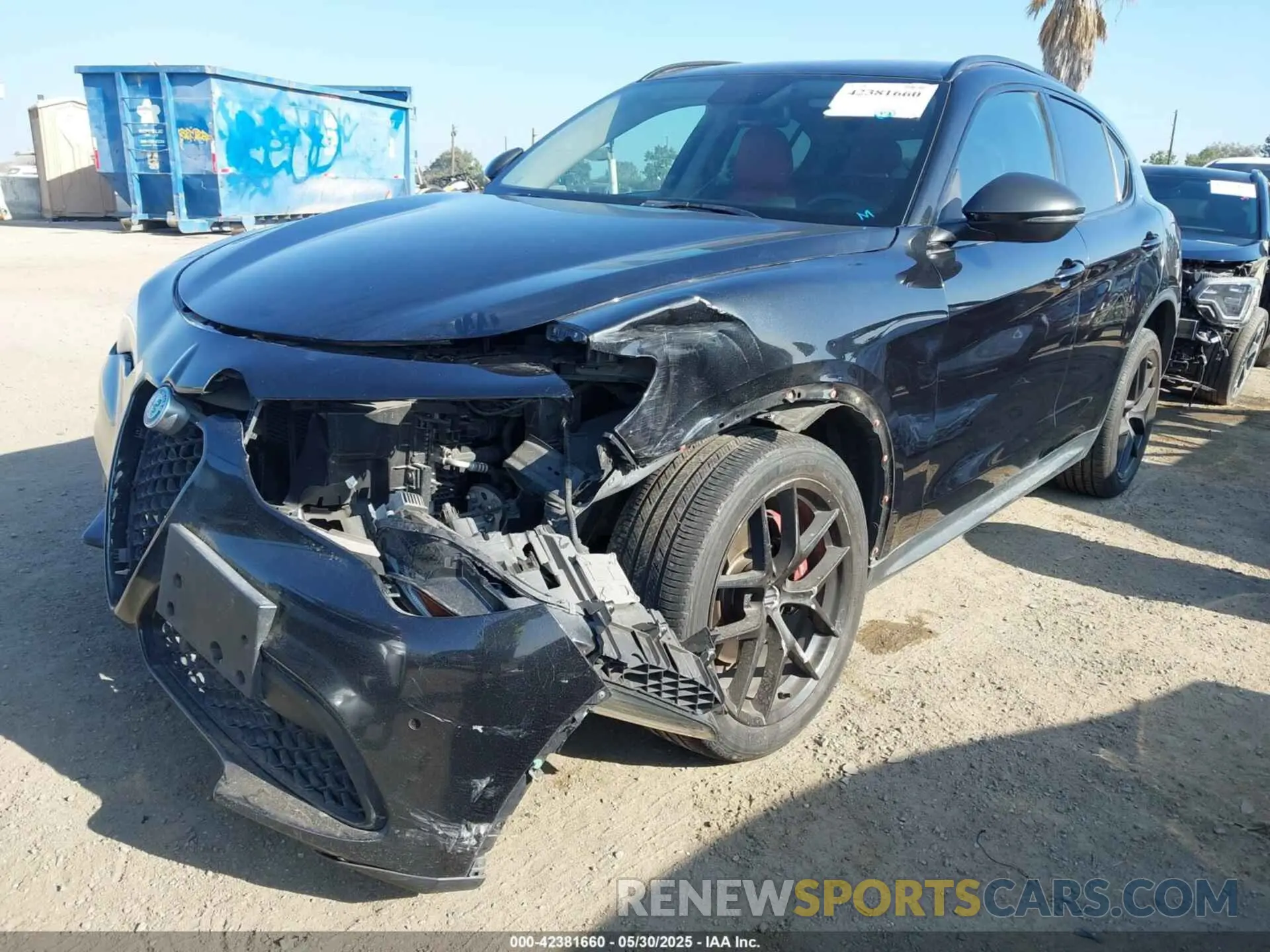 2 Photograph of a damaged car ZASPAJAN4K7C70636 ALFA ROMEO STELVIO 2019