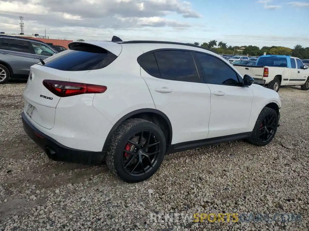 3 Photograph of a damaged car ZASPAJAN5K7C70130 ALFA ROMEO STELVIO 2019