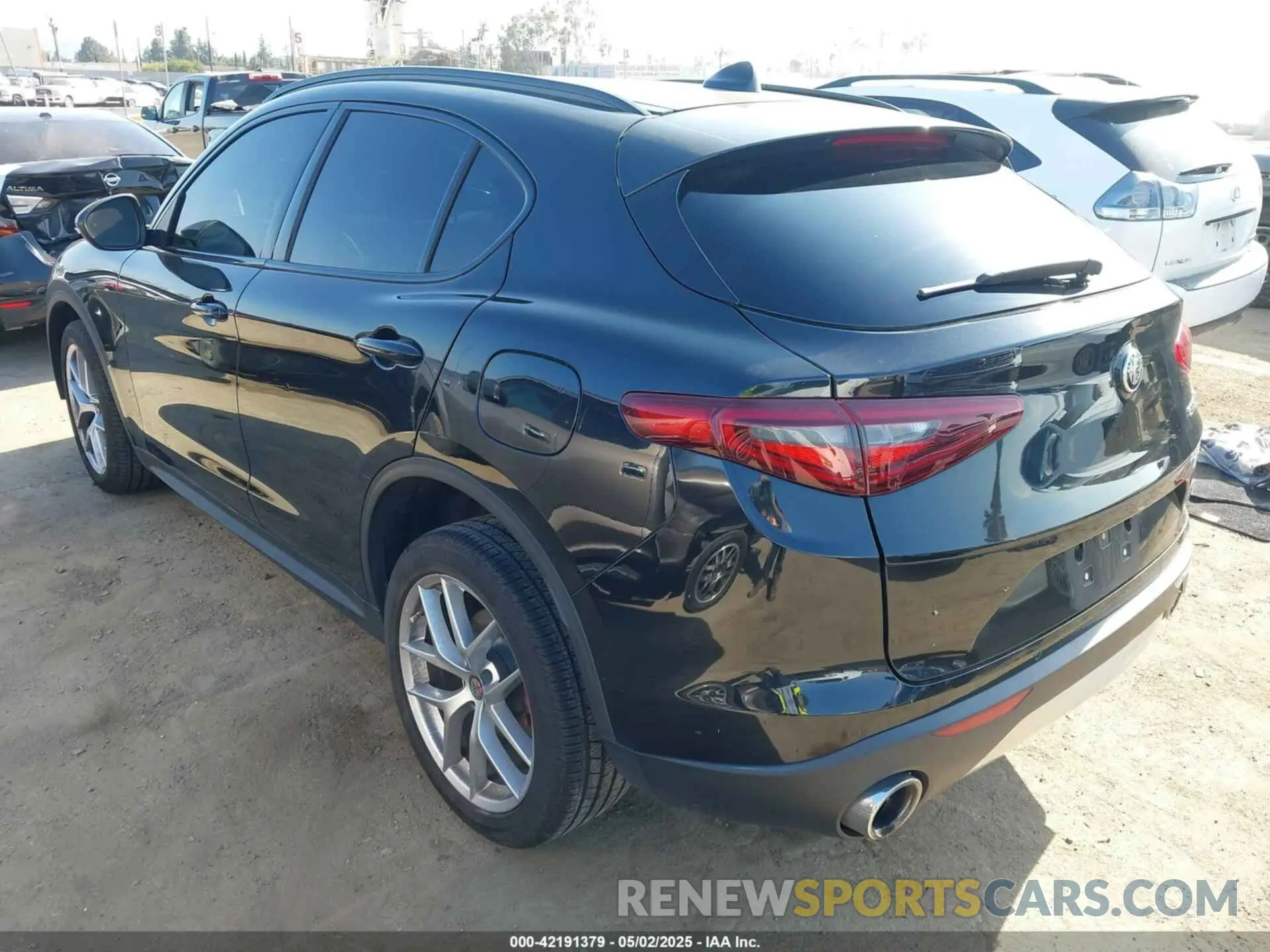 3 Photograph of a damaged car ZASPAJAN6K7C40084 ALFA ROMEO STELVIO 2019