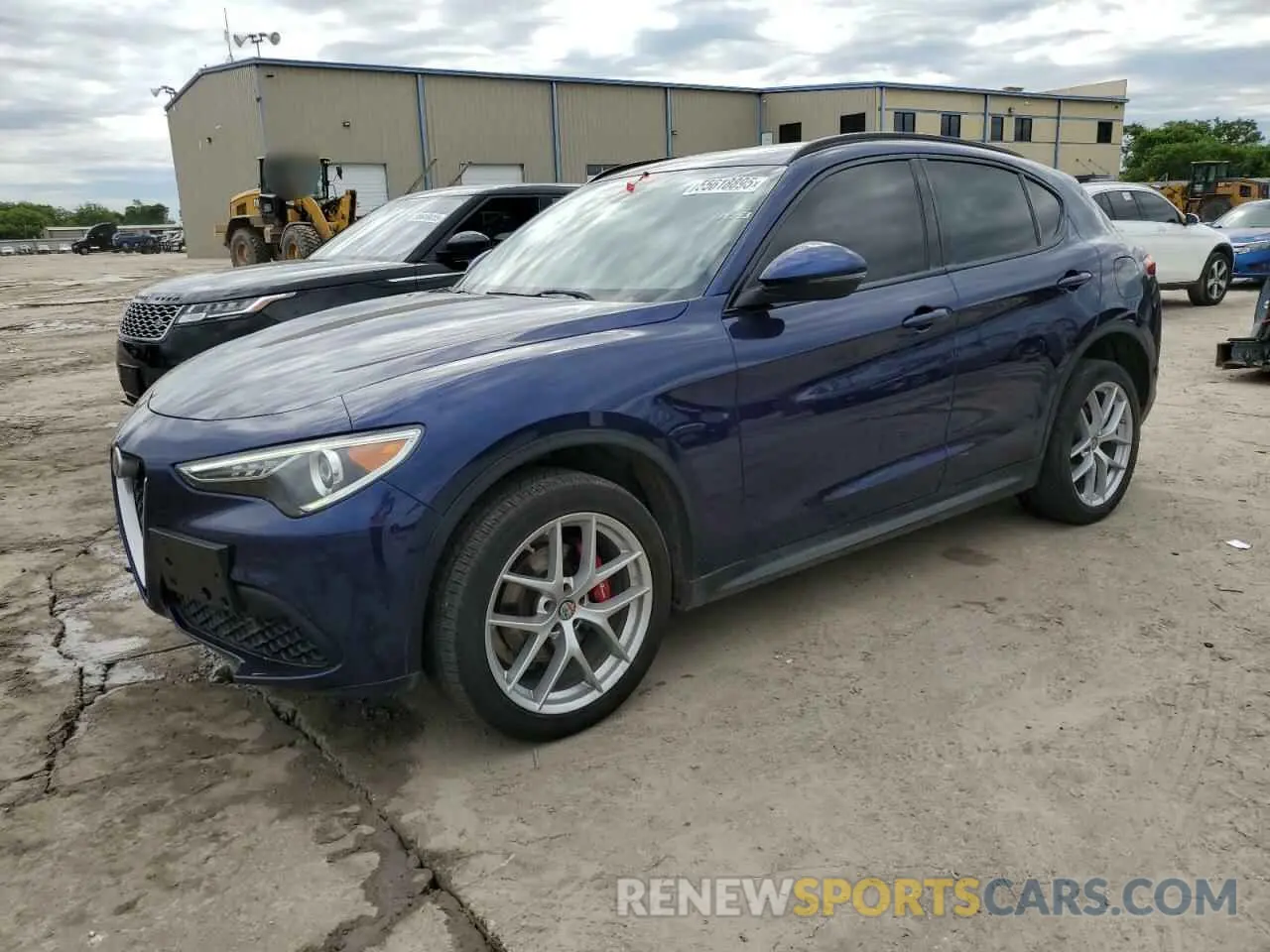 1 Photograph of a damaged car ZASPAJAN6K7C44751 ALFA ROMEO STELVIO 2019