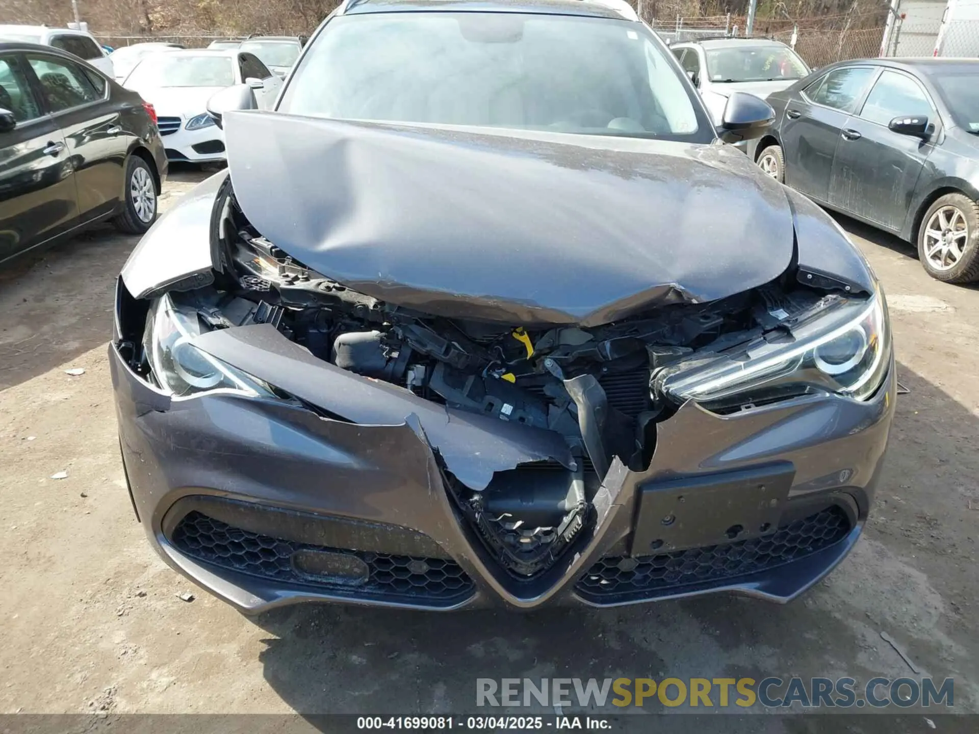 6 Photograph of a damaged car ZASPAKAN2K7C32358 ALFA ROMEO STELVIO 2019