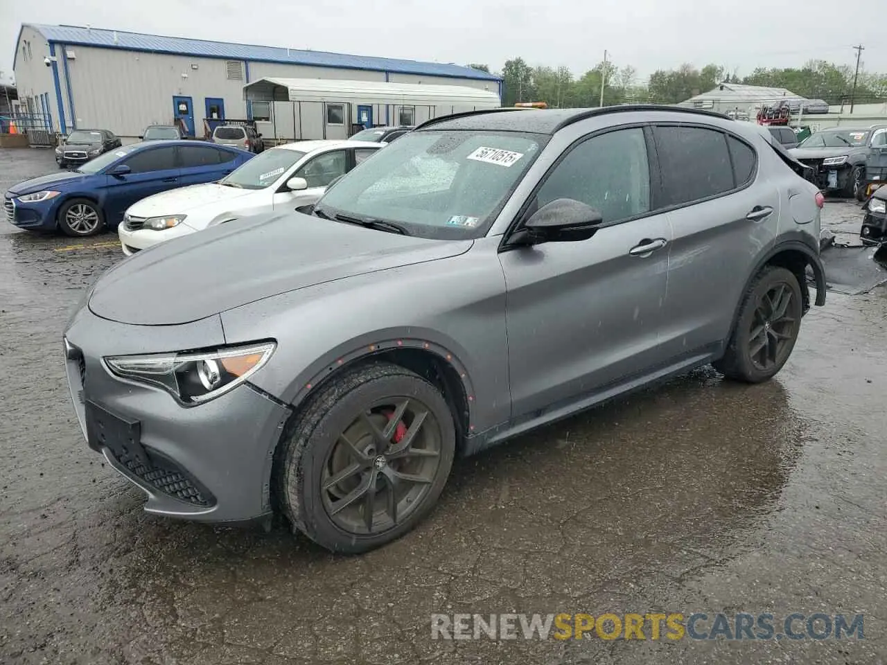 1 Photograph of a damaged car ZASPAKAN3K7C71752 ALFA ROMEO STELVIO 2019