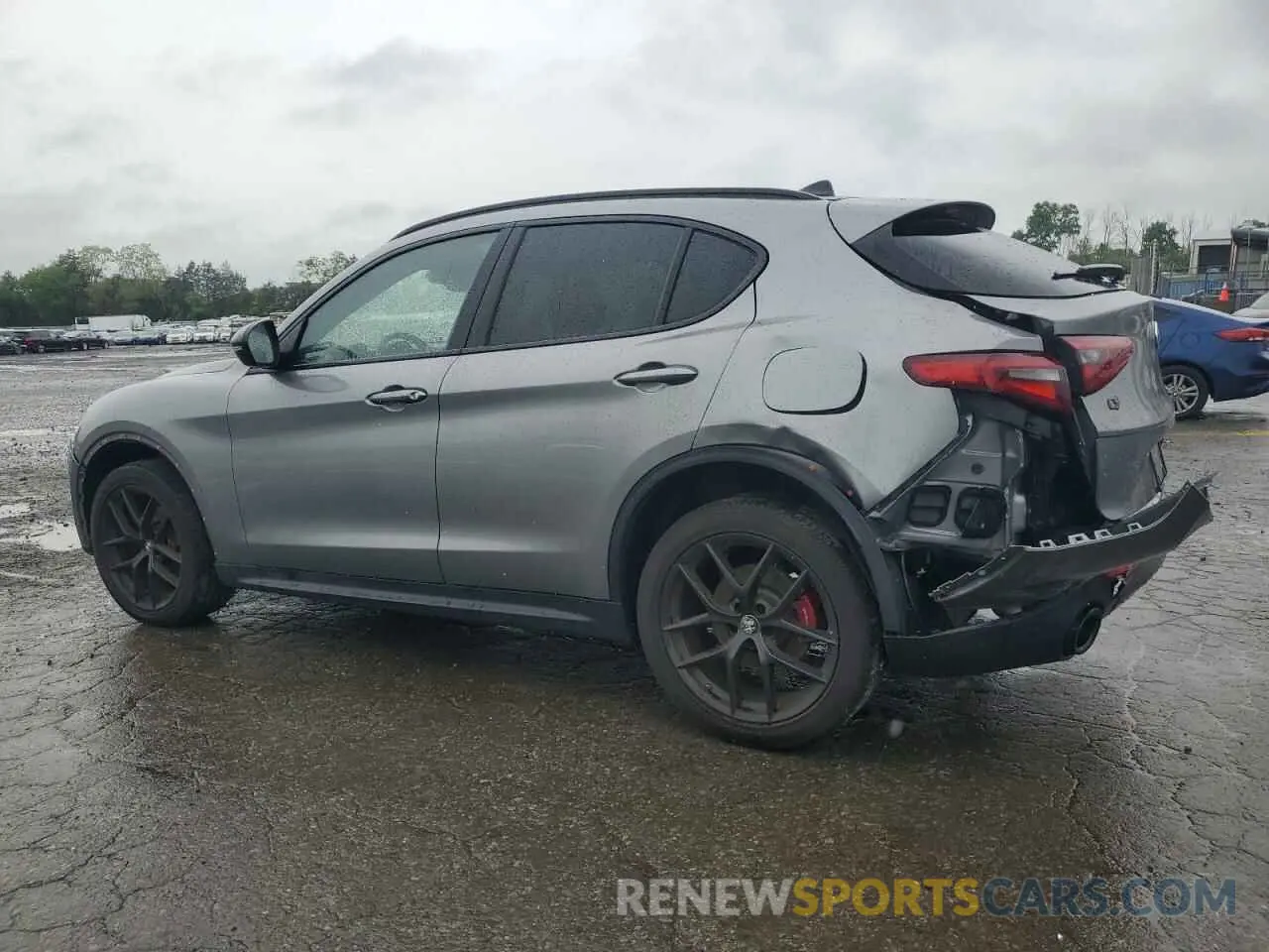 2 Photograph of a damaged car ZASPAKAN3K7C71752 ALFA ROMEO STELVIO 2019