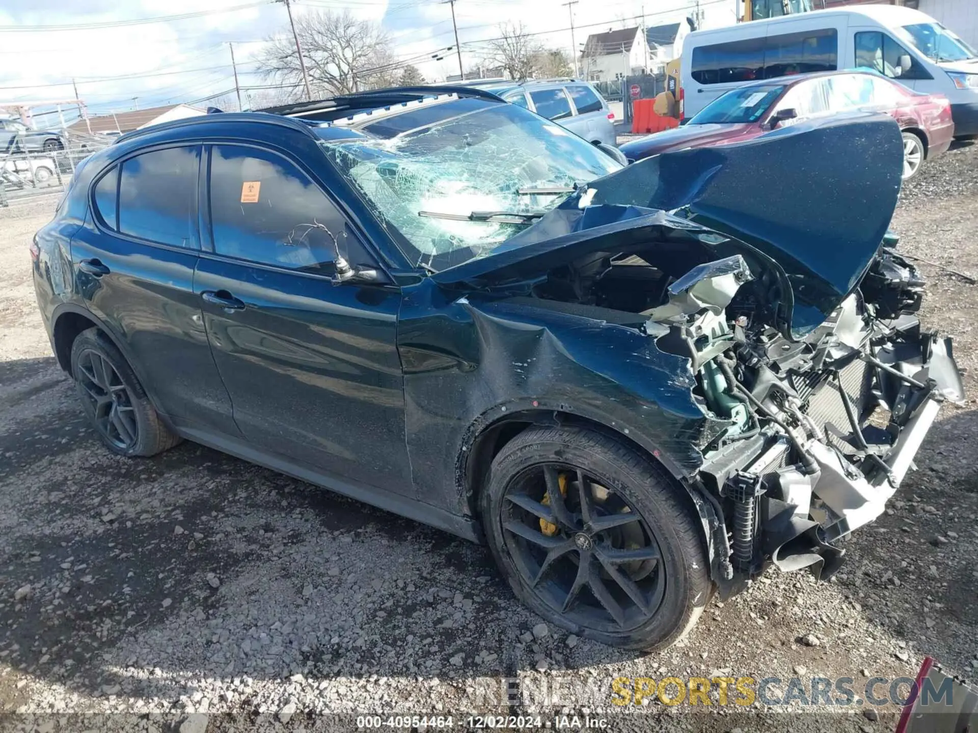 1 Photograph of a damaged car ZASPAKAN4K7C40834 ALFA ROMEO STELVIO 2019
