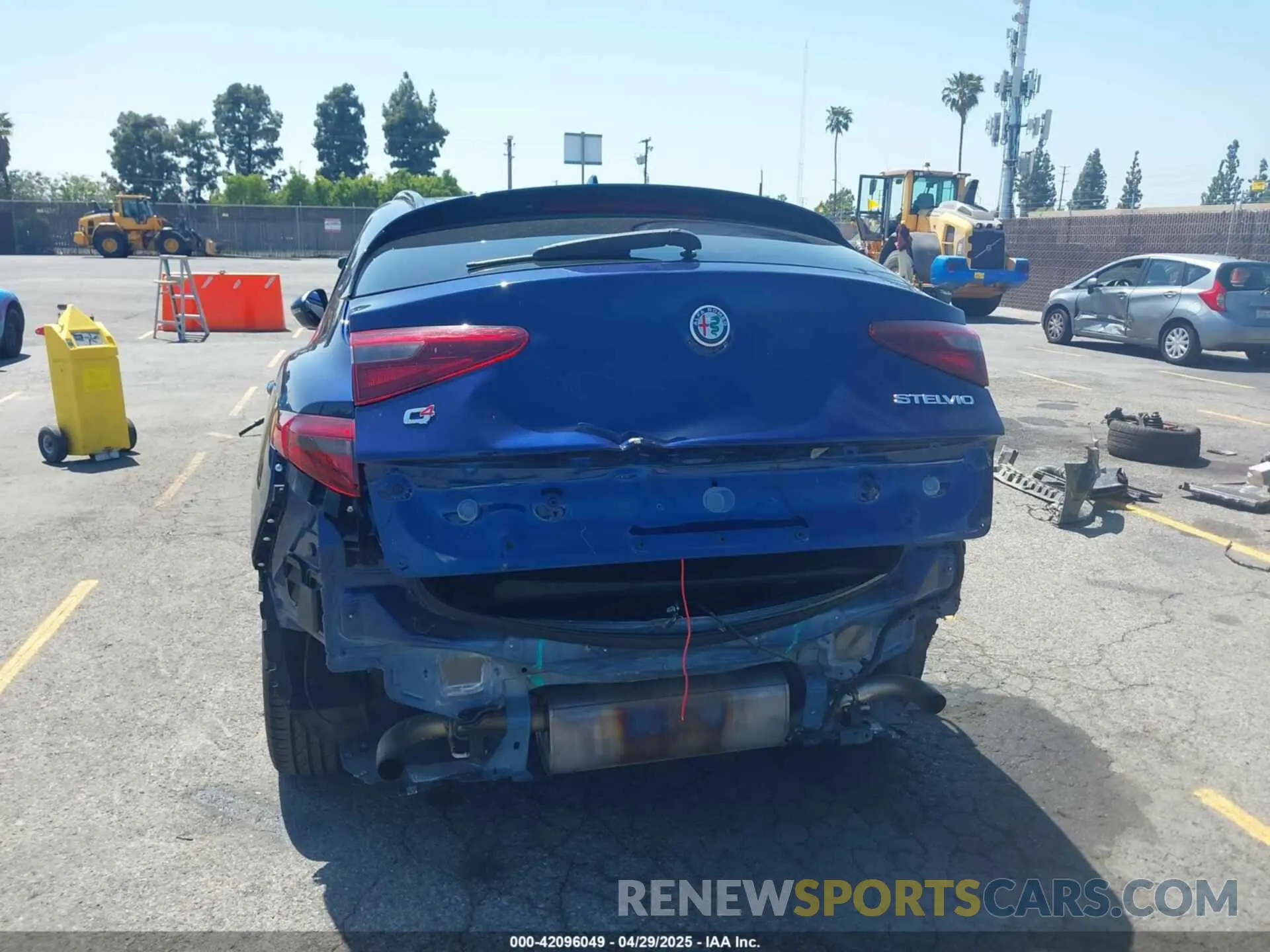16 Photograph of a damaged car ZASPAKAN5K7C29955 ALFA ROMEO STELVIO 2019