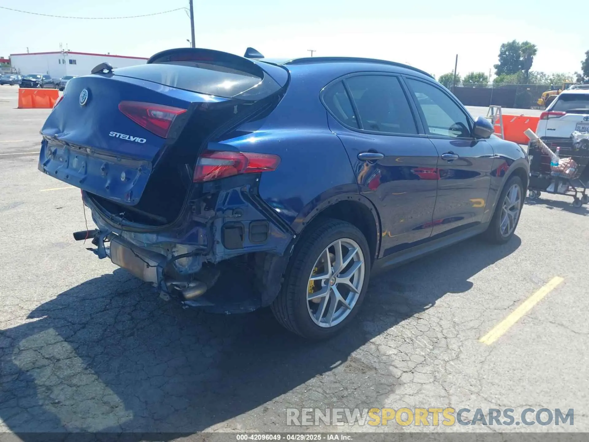 4 Photograph of a damaged car ZASPAKAN5K7C29955 ALFA ROMEO STELVIO 2019
