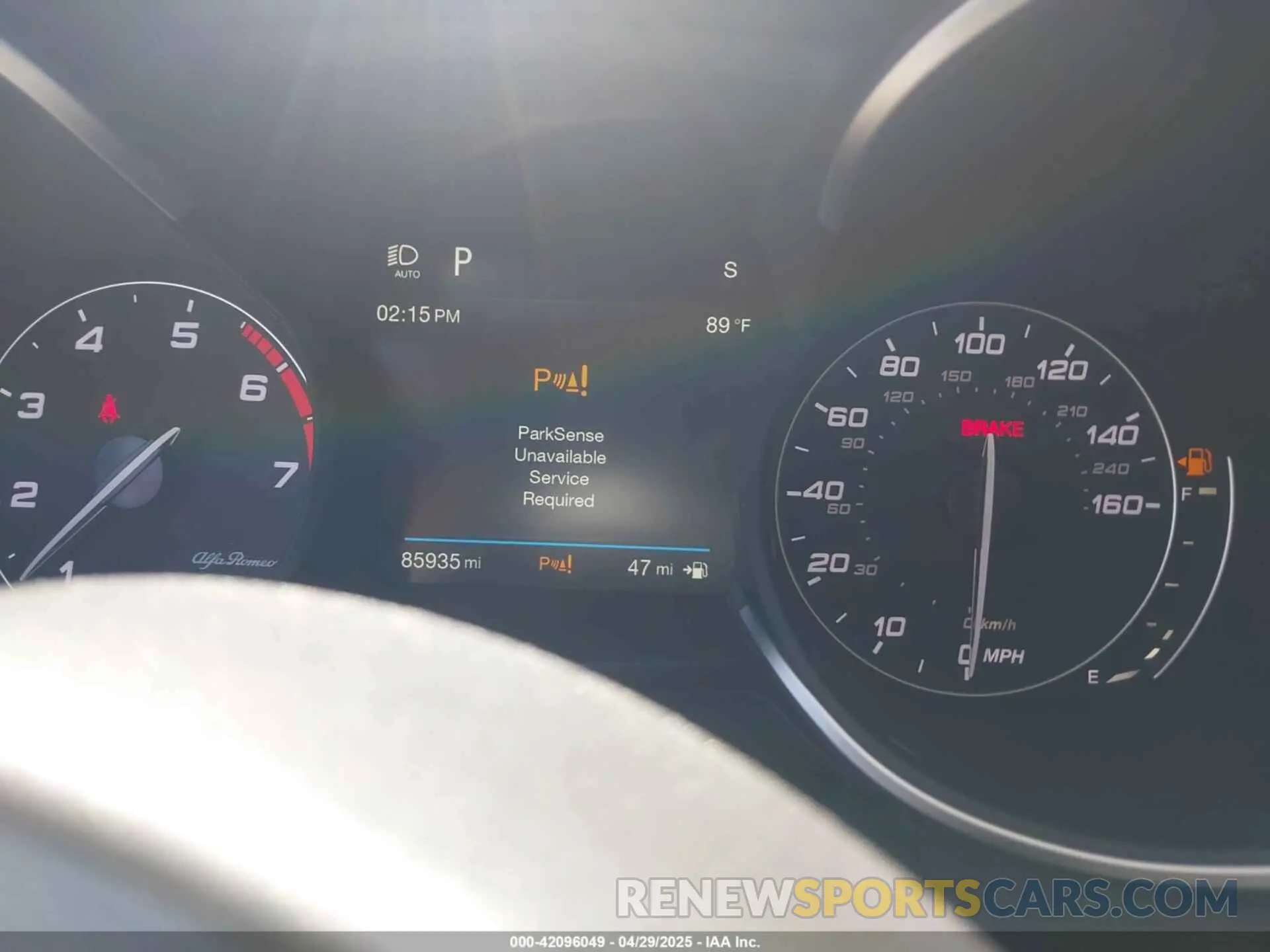 7 Photograph of a damaged car ZASPAKAN5K7C29955 ALFA ROMEO STELVIO 2019