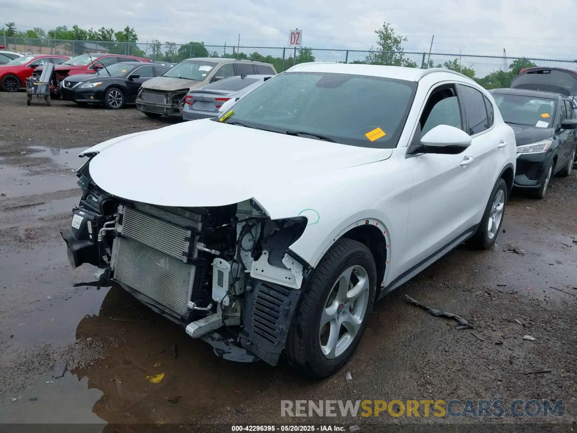 2 Photograph of a damaged car ZASPAKAN6K7C73740 ALFA ROMEO STELVIO 2019