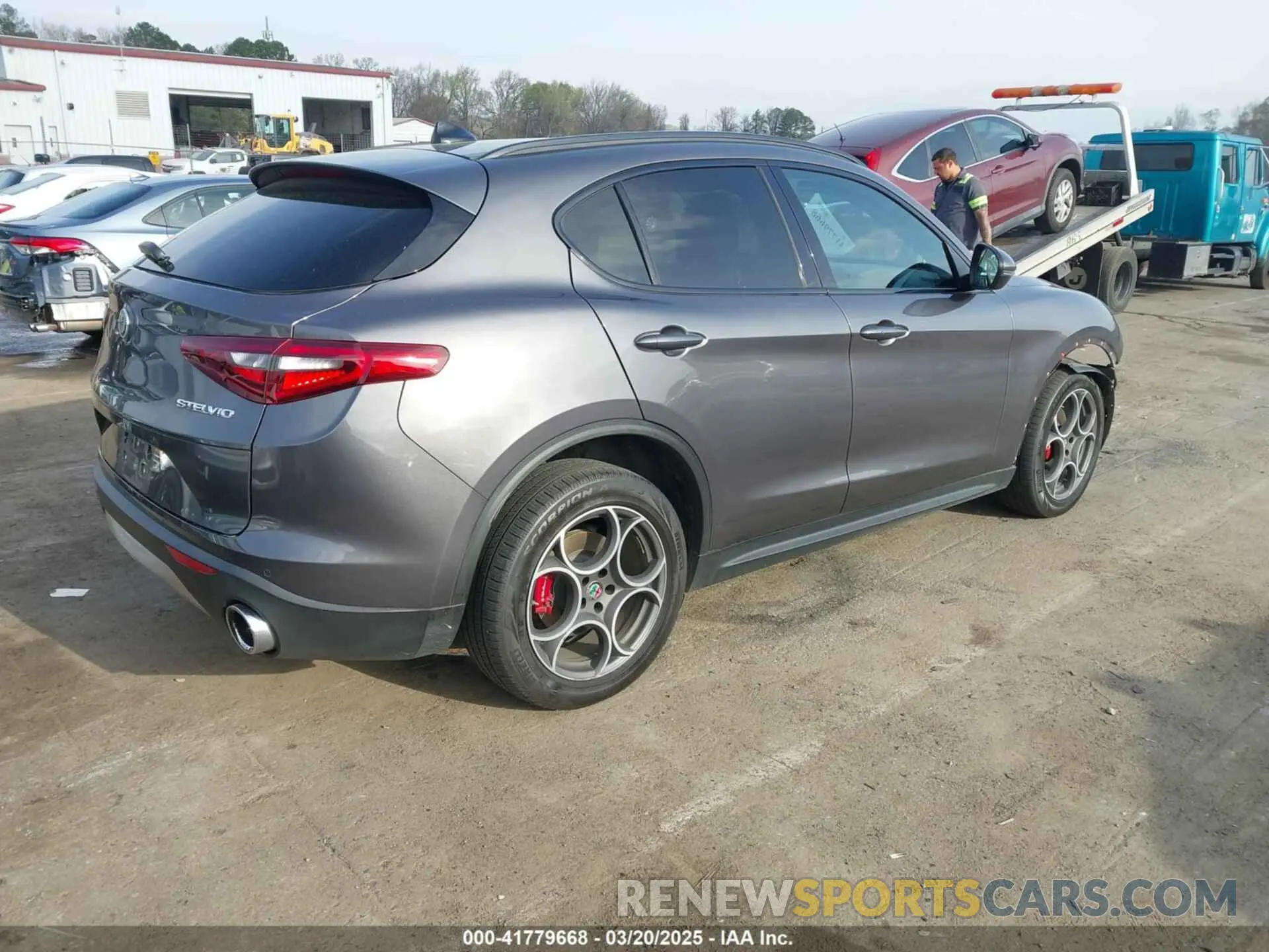 4 Photograph of a damaged car ZASPAKAN7K7C30248 ALFA ROMEO STELVIO 2019