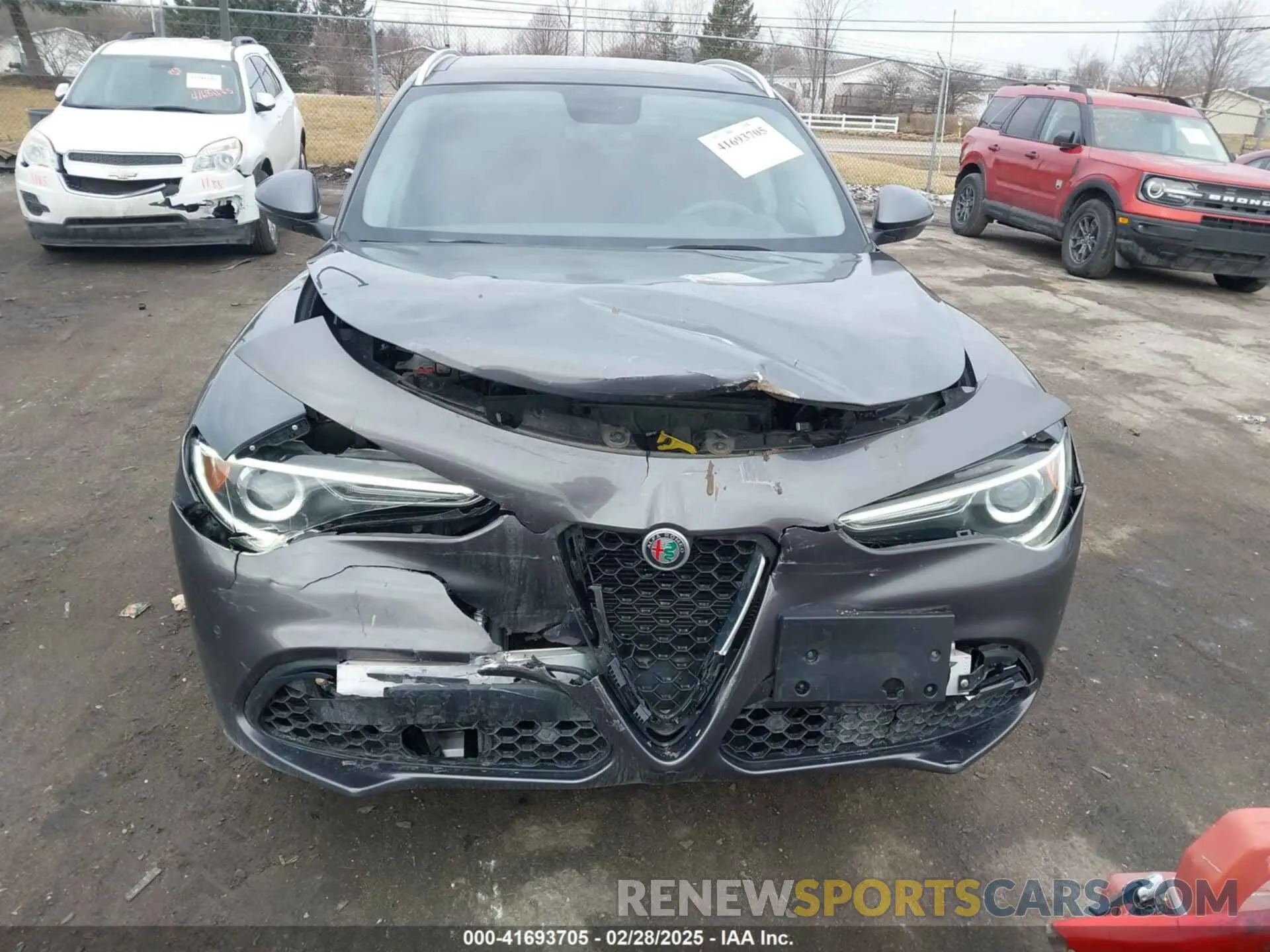 12 Photograph of a damaged car ZASPAKAN8K7C40495 ALFA ROMEO STELVIO 2019