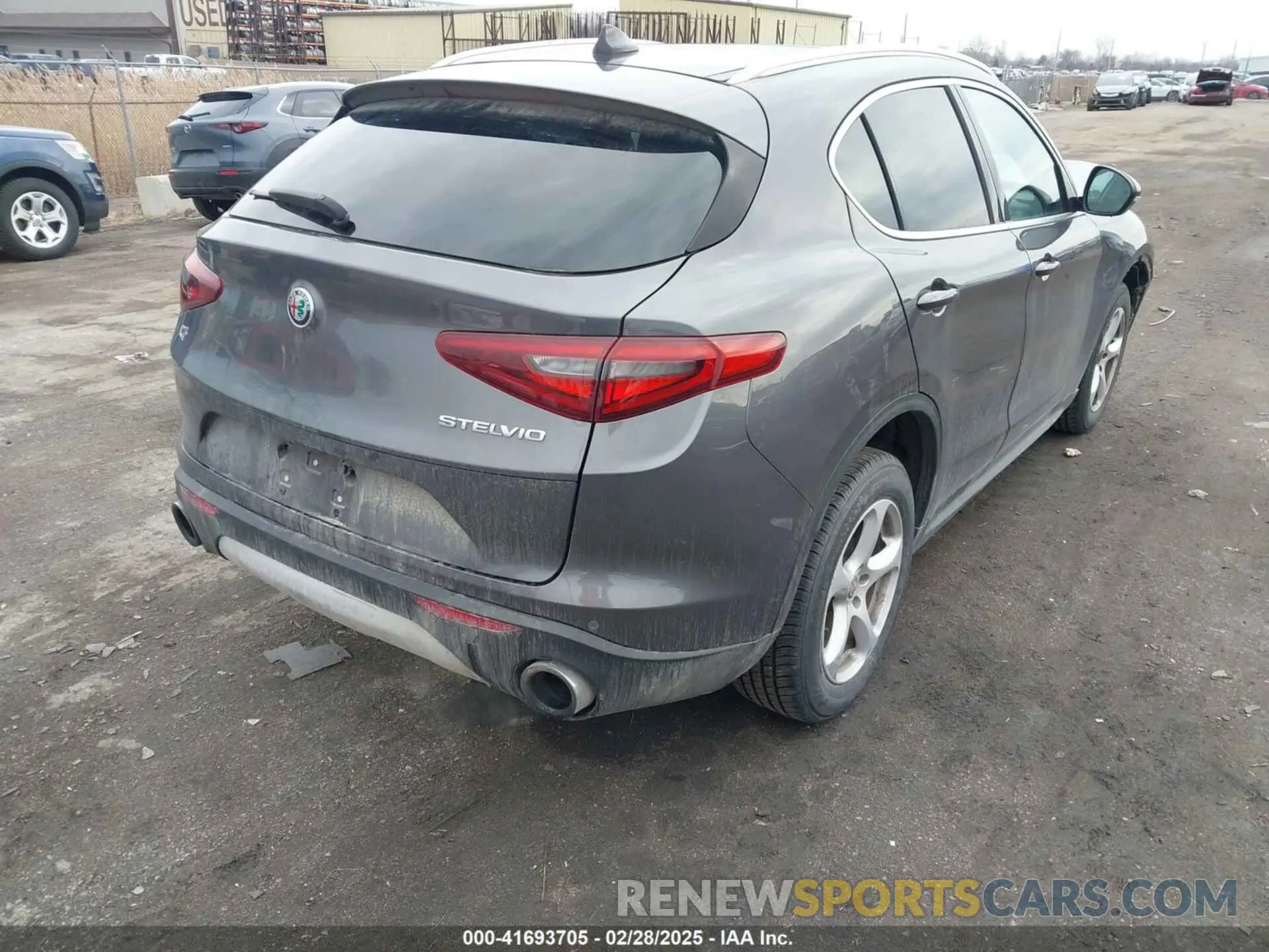 4 Photograph of a damaged car ZASPAKAN8K7C40495 ALFA ROMEO STELVIO 2019