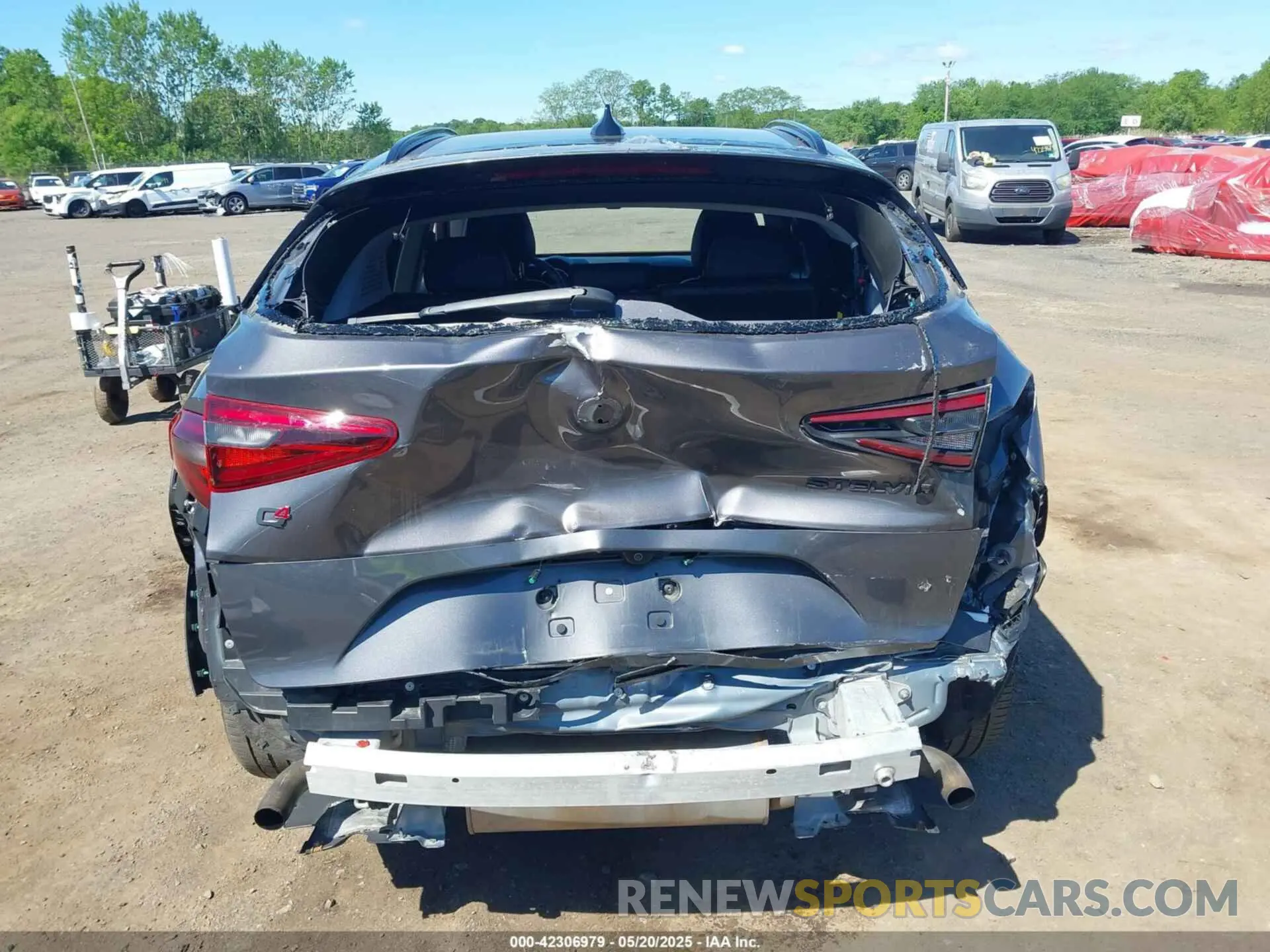 16 Photograph of a damaged car ZASPAKAN9K7C53367 ALFA ROMEO STELVIO 2019