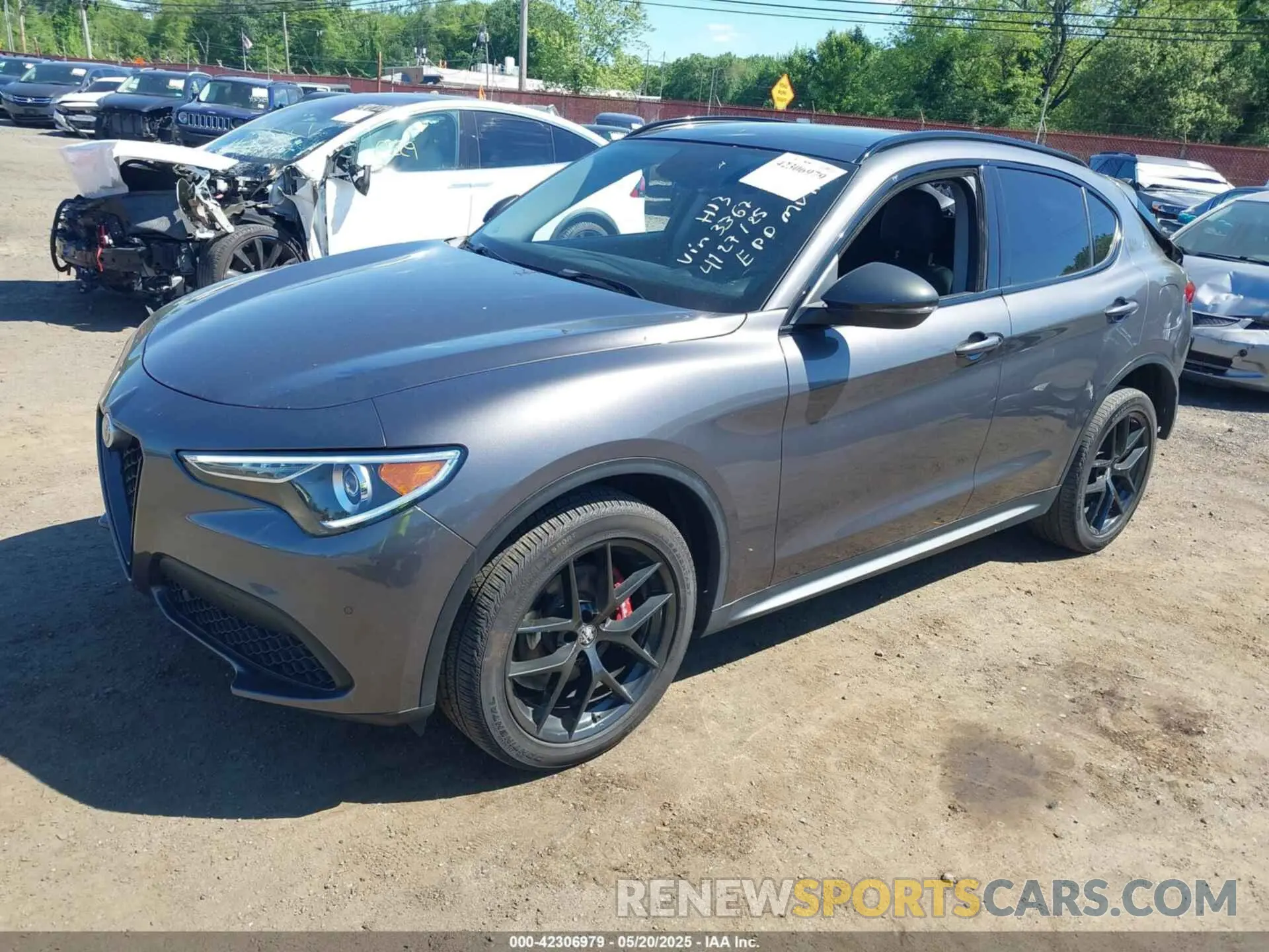 2 Photograph of a damaged car ZASPAKAN9K7C53367 ALFA ROMEO STELVIO 2019