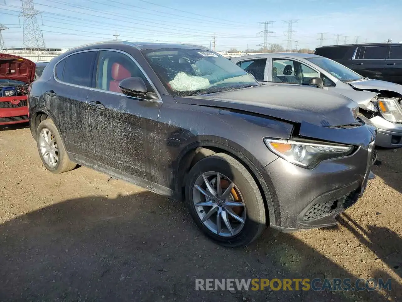 4 Photograph of a damaged car ZASPAKBN0K7C56432 ALFA ROMEO STELVIO 2019