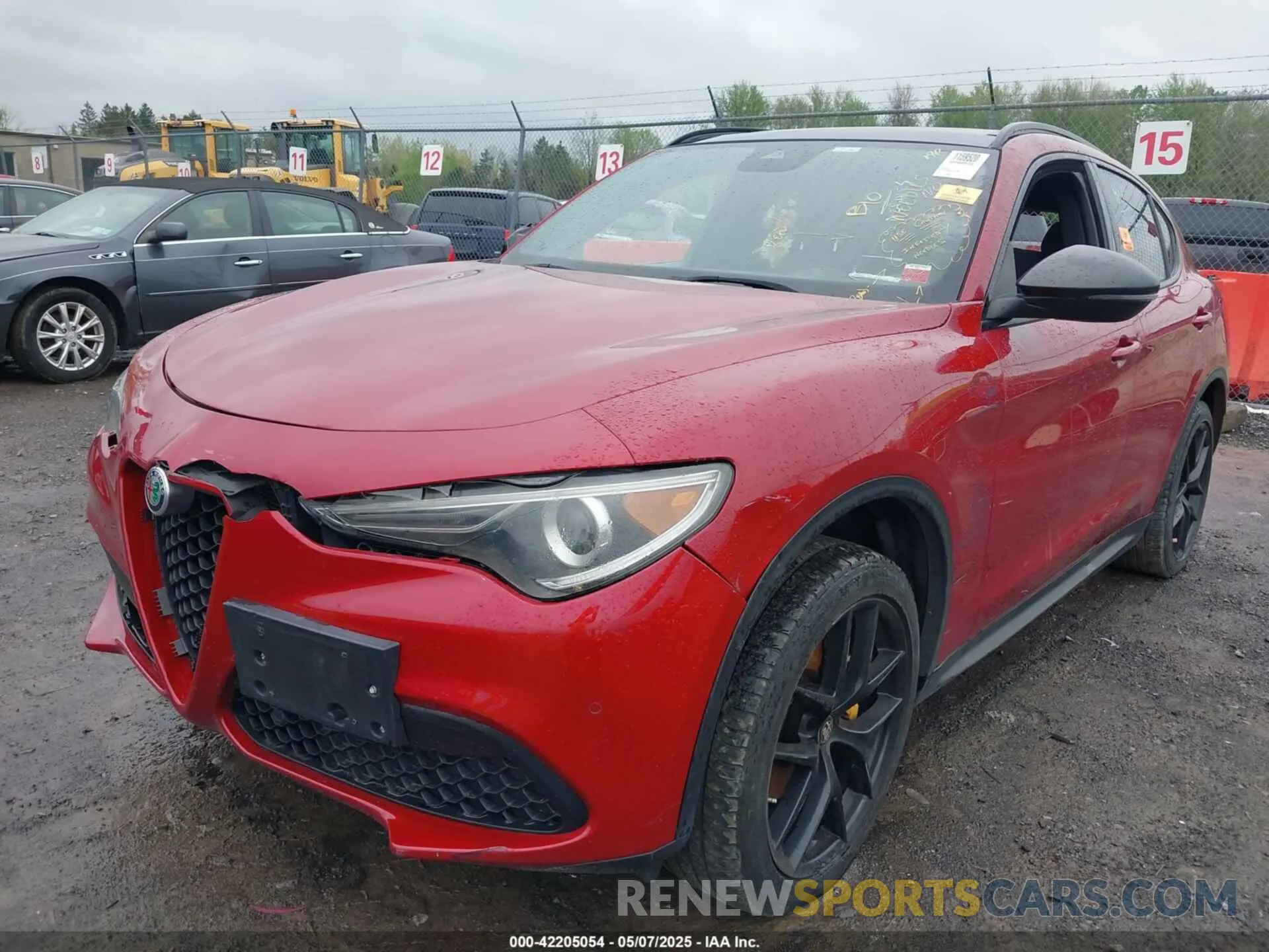 2 Photograph of a damaged car ZASPAKBN1K7C49148 ALFA ROMEO STELVIO 2019