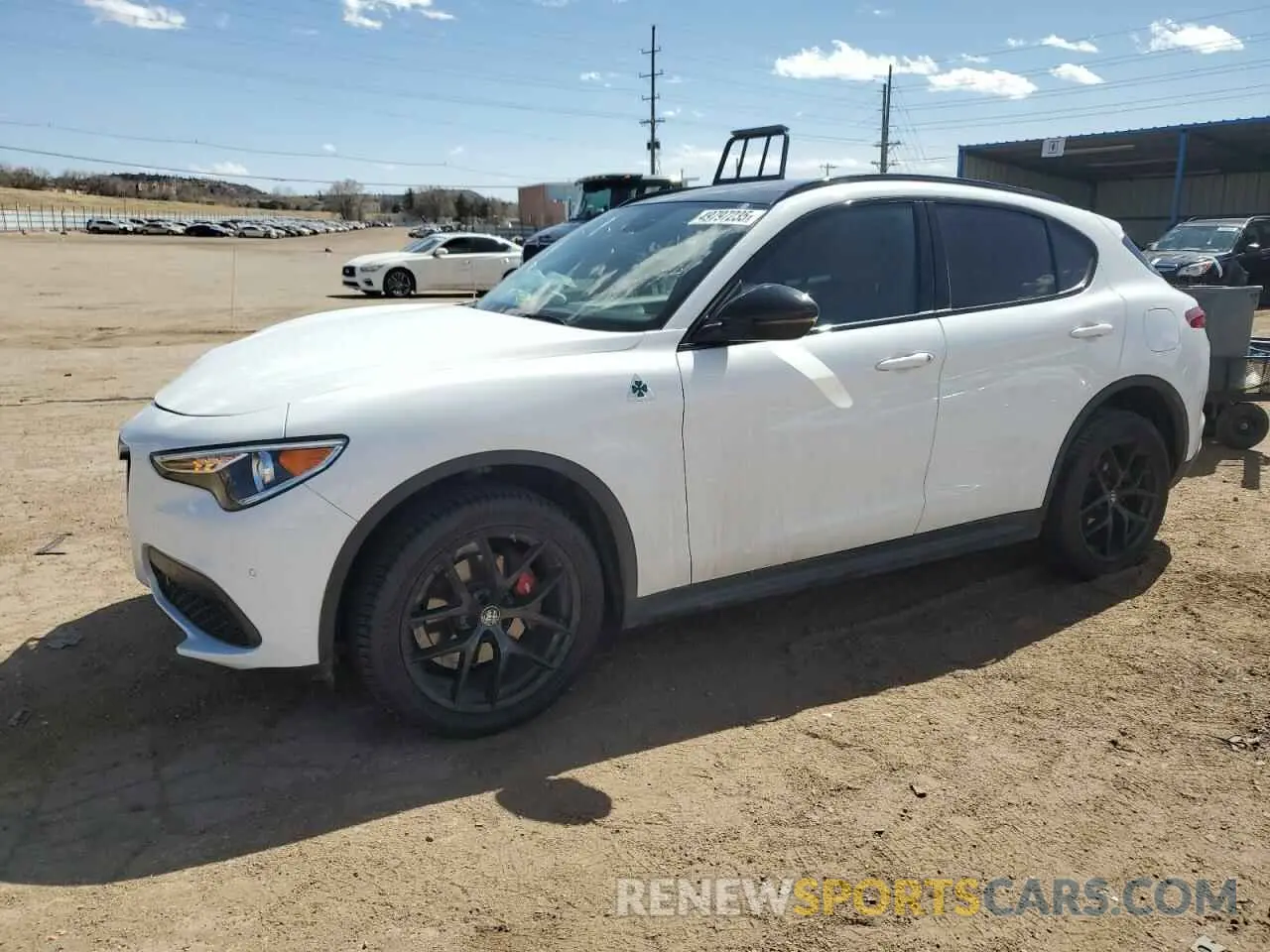 1 Photograph of a damaged car ZASPAKBN1K7C49862 ALFA ROMEO STELVIO 2019