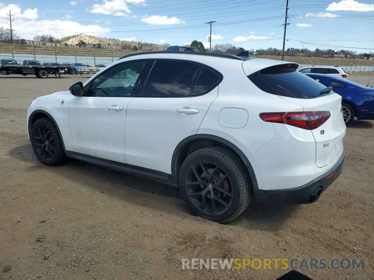 2 Photograph of a damaged car ZASPAKBN1K7C49862 ALFA ROMEO STELVIO 2019