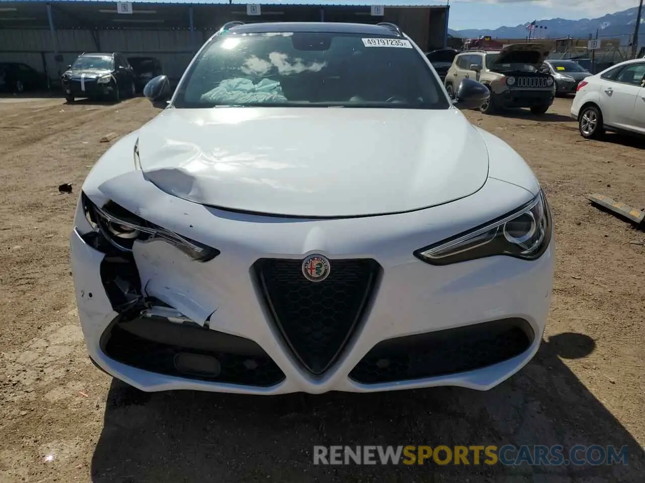 5 Photograph of a damaged car ZASPAKBN1K7C49862 ALFA ROMEO STELVIO 2019