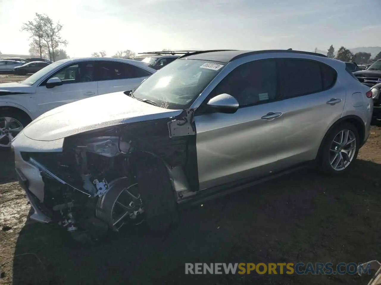 1 Photograph of a damaged car ZASPAKBN2K7C40054 ALFA ROMEO STELVIO 2019