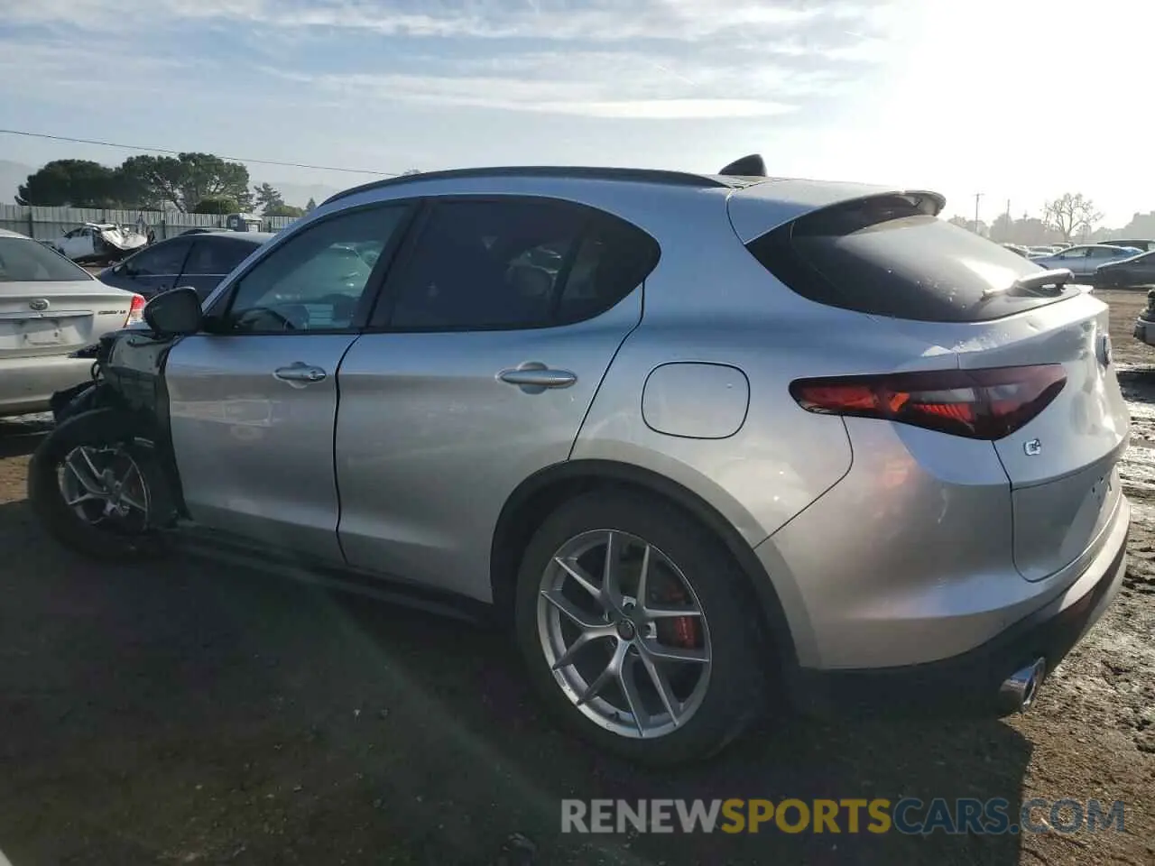 2 Photograph of a damaged car ZASPAKBN2K7C40054 ALFA ROMEO STELVIO 2019