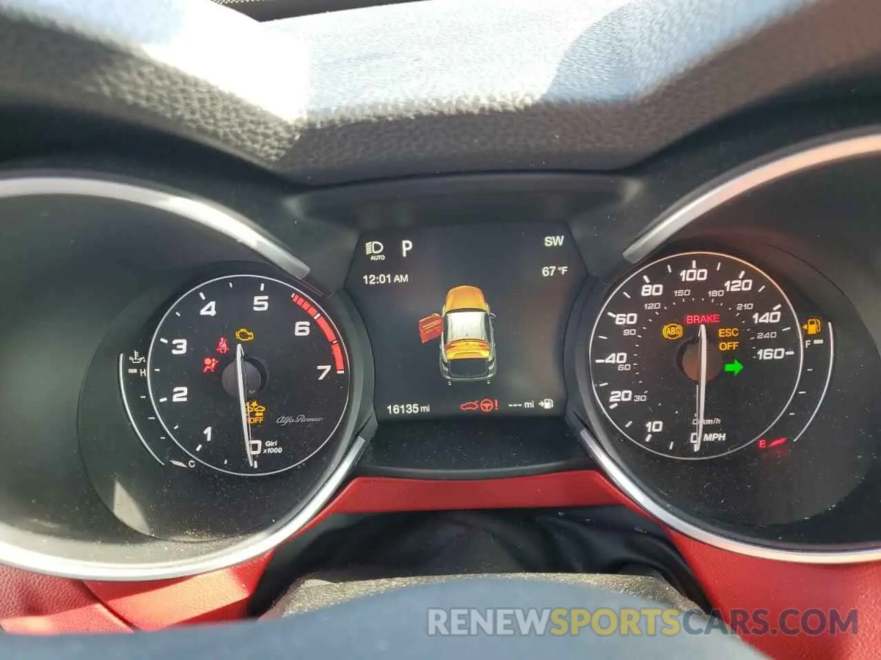 9 Photograph of a damaged car ZASPAKBN2K7C40054 ALFA ROMEO STELVIO 2019