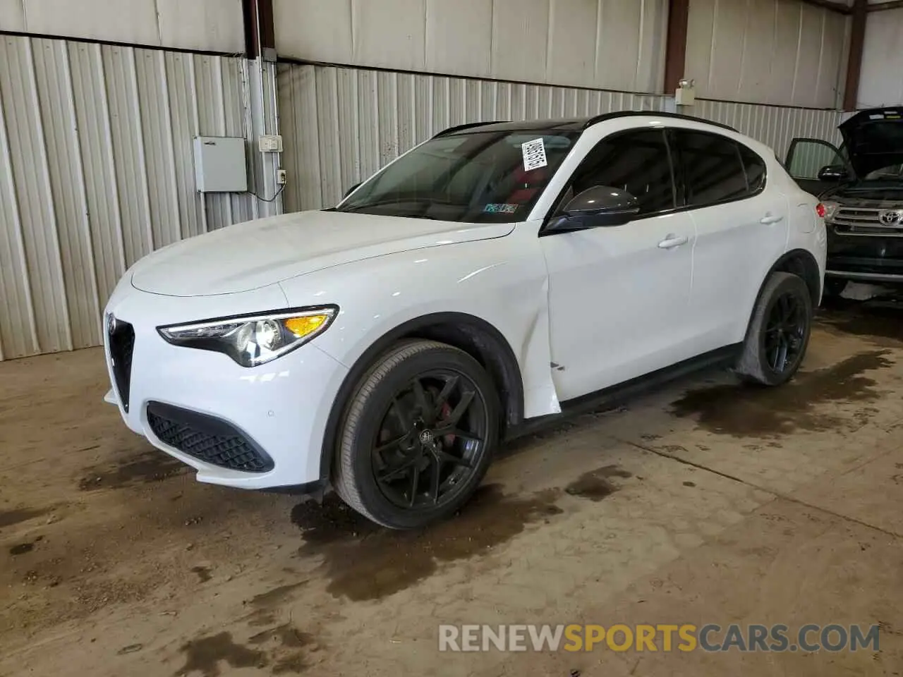 1 Photograph of a damaged car ZASPAKBN2K7C43312 ALFA ROMEO STELVIO 2019