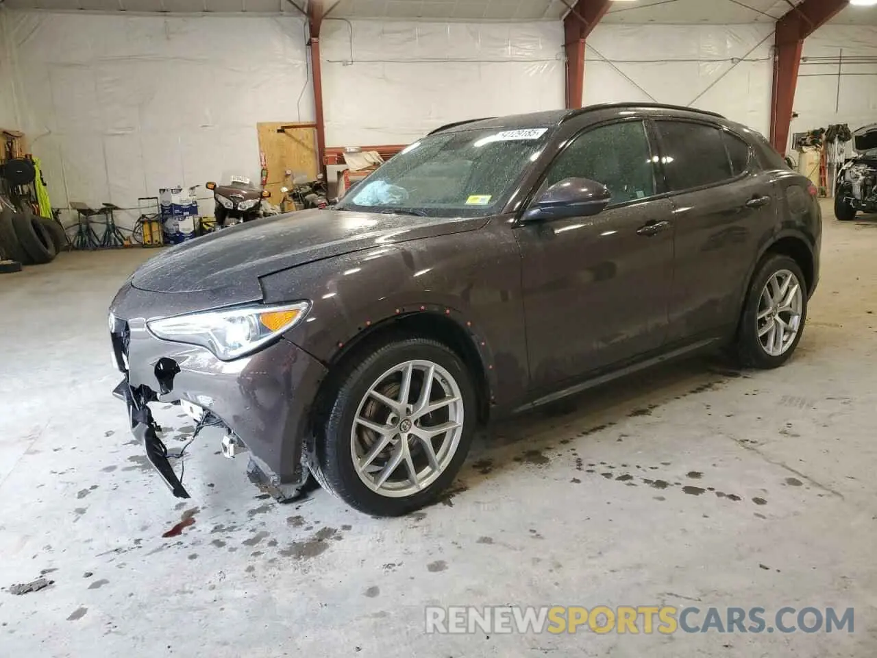 1 Photograph of a damaged car ZASPAKBN3K7C29998 ALFA ROMEO STELVIO 2019