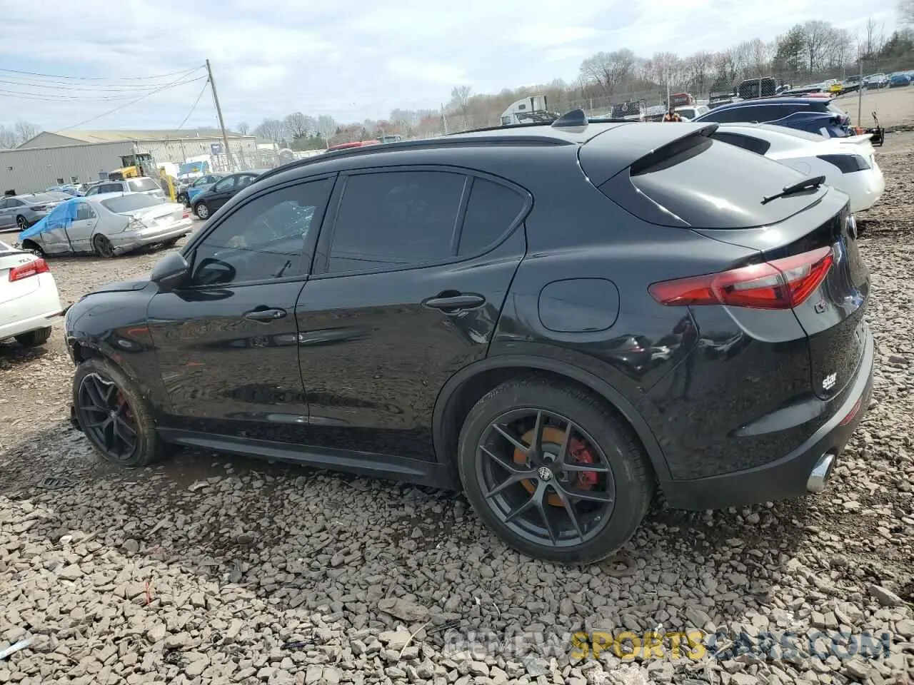 2 Photograph of a damaged car ZASPAKBN3K7C55789 ALFA ROMEO STELVIO 2019
