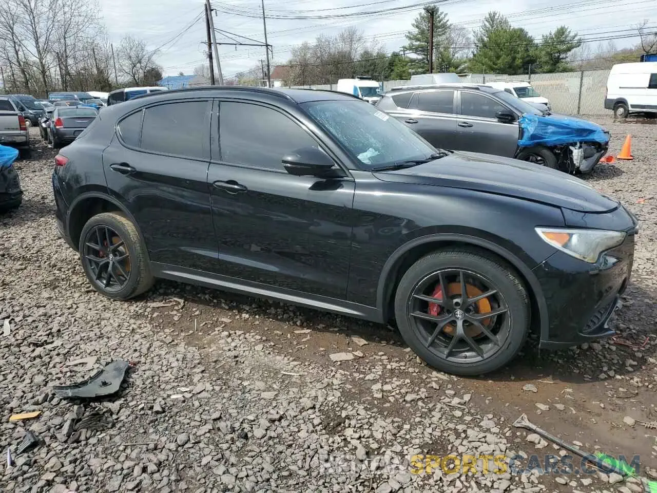 4 Photograph of a damaged car ZASPAKBN3K7C55789 ALFA ROMEO STELVIO 2019