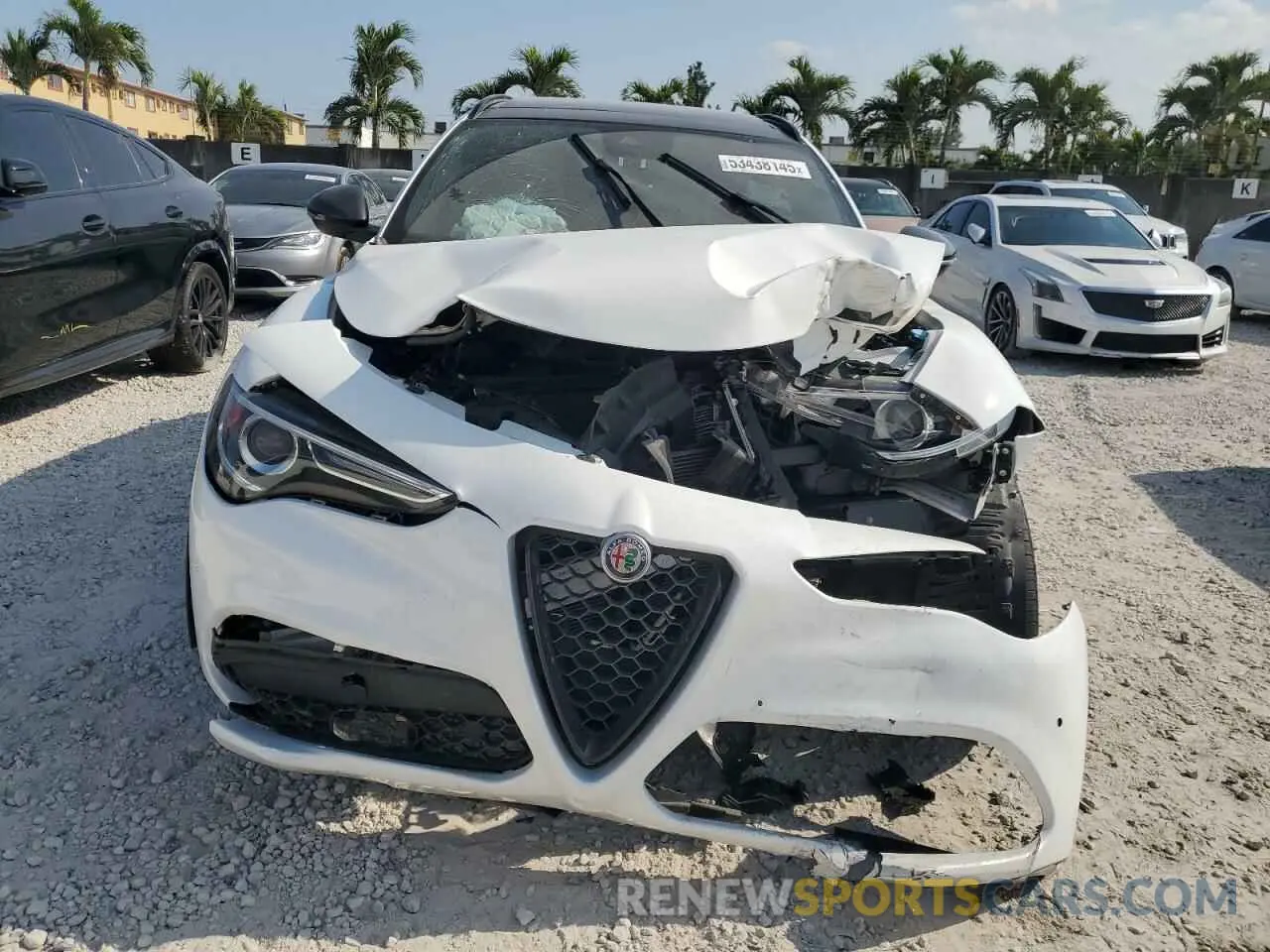 5 Photograph of a damaged car ZASPAKBN3K7C70518 ALFA ROMEO STELVIO 2019