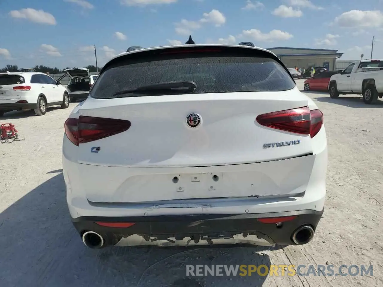 6 Photograph of a damaged car ZASPAKBN4K7C50293 ALFA ROMEO STELVIO 2019