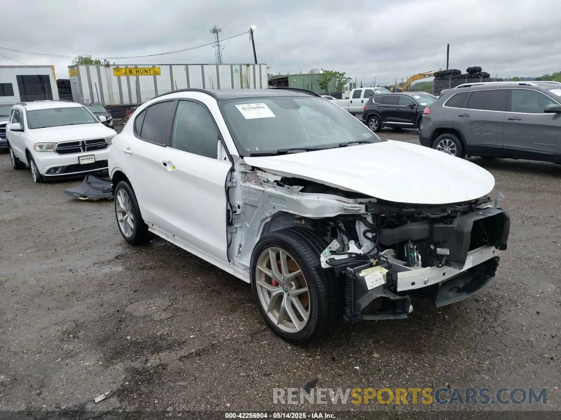 1 Photograph of a damaged car ZASPAKBN4K7C51007 ALFA ROMEO STELVIO 2019