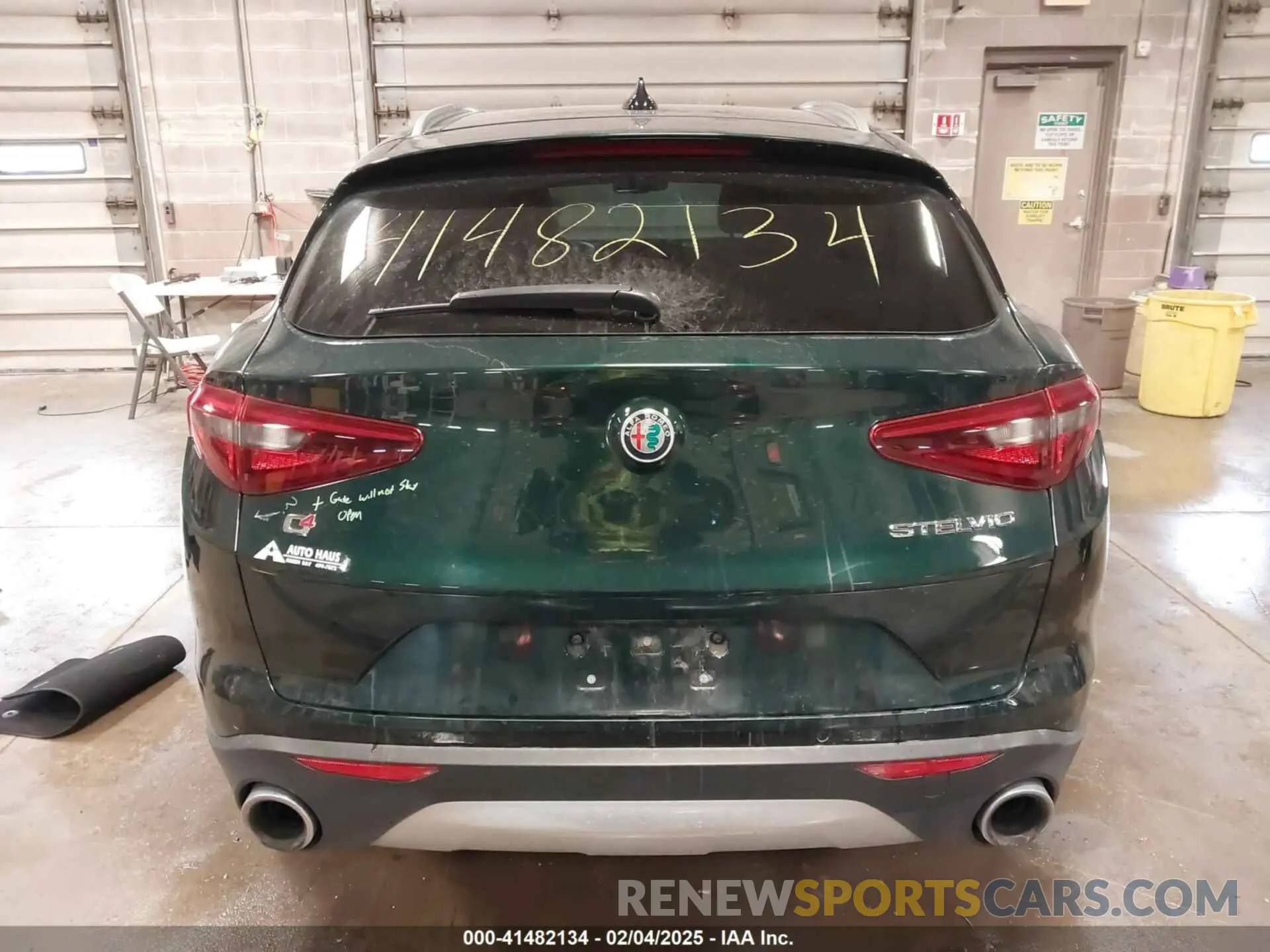 16 Photograph of a damaged car ZASPAKBN8K7C34596 ALFA ROMEO STELVIO 2019