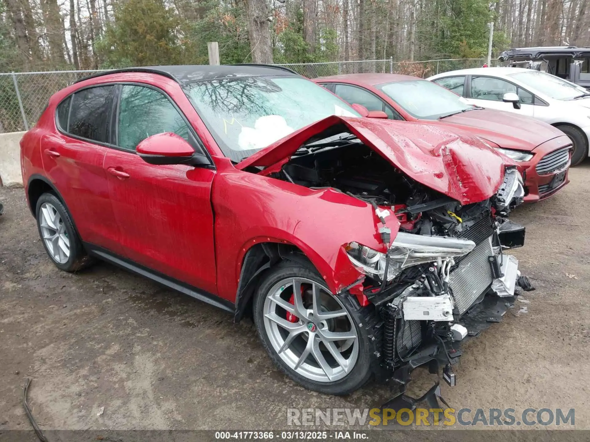 1 Photograph of a damaged car ZASPAKBNXK7C31621 ALFA ROMEO STELVIO 2019