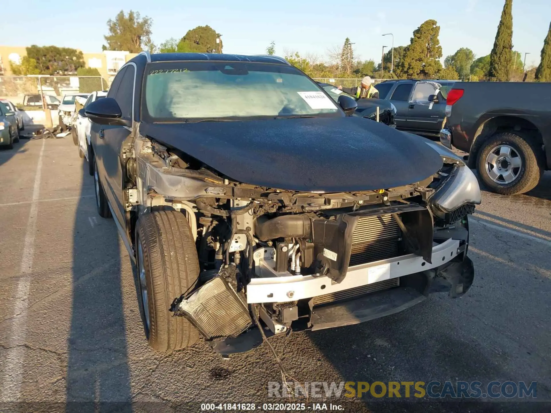 1 Photograph of a damaged car ZASPAJAN2L7C87596 ALFA ROMEO STELVIO 2020