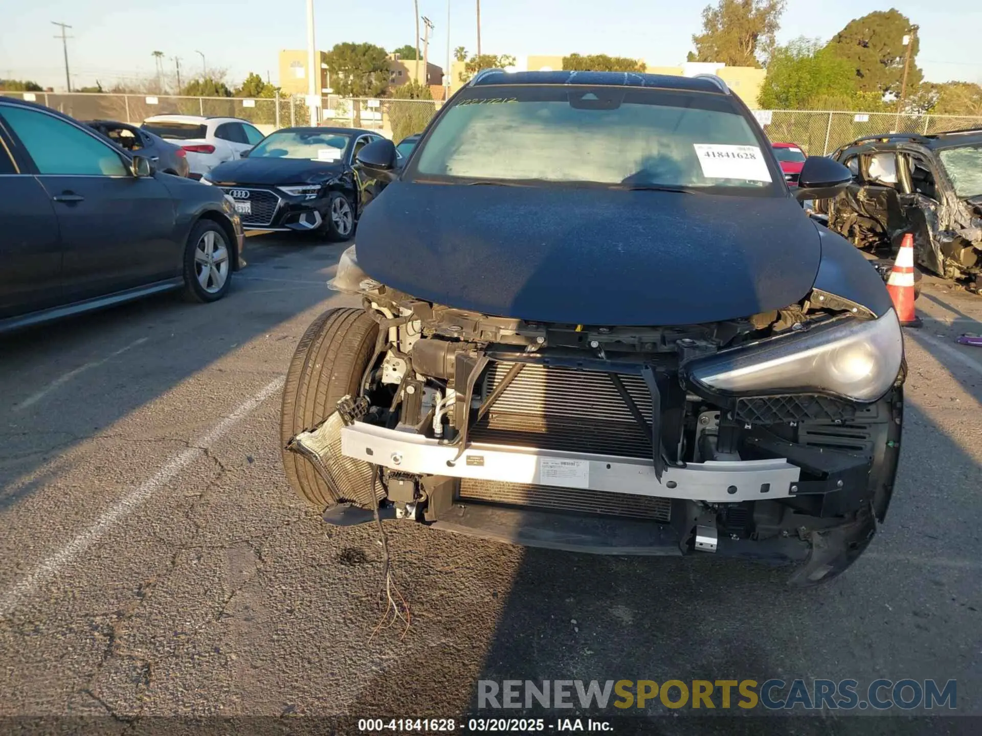 13 Photograph of a damaged car ZASPAJAN2L7C87596 ALFA ROMEO STELVIO 2020