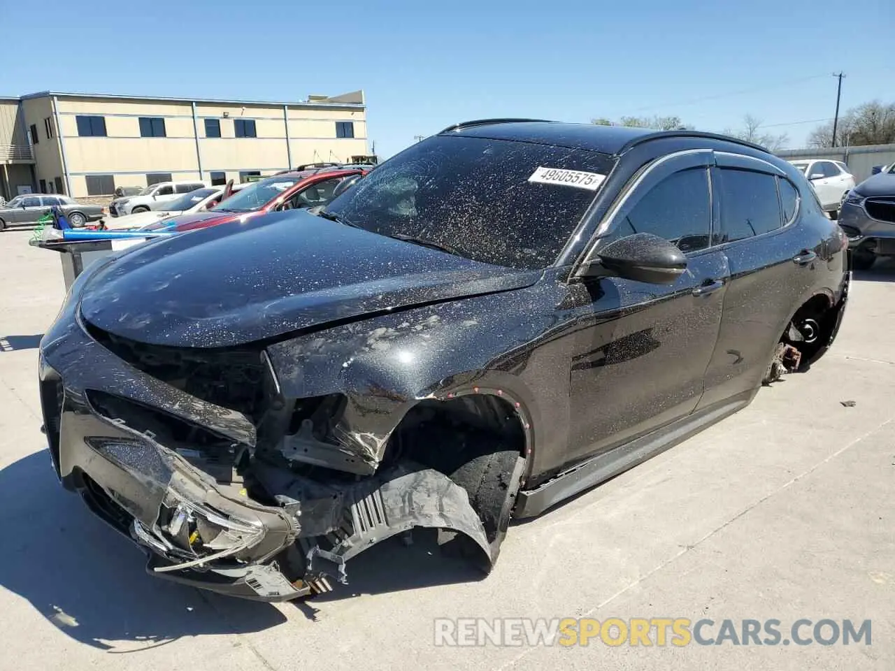 1 Photograph of a damaged car ZASPAJAN4L7C92153 ALFA ROMEO STELVIO 2020