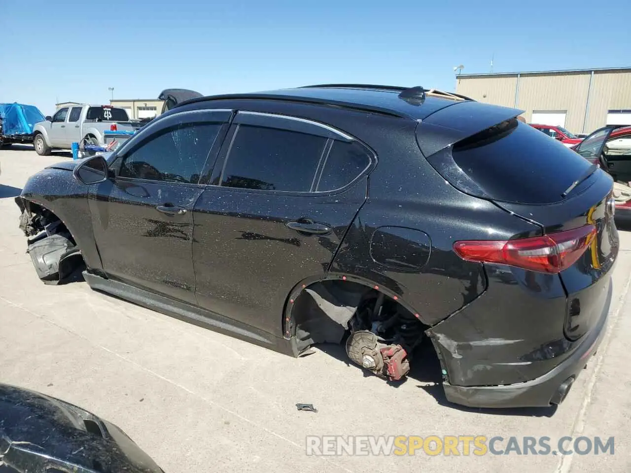2 Photograph of a damaged car ZASPAJAN4L7C92153 ALFA ROMEO STELVIO 2020